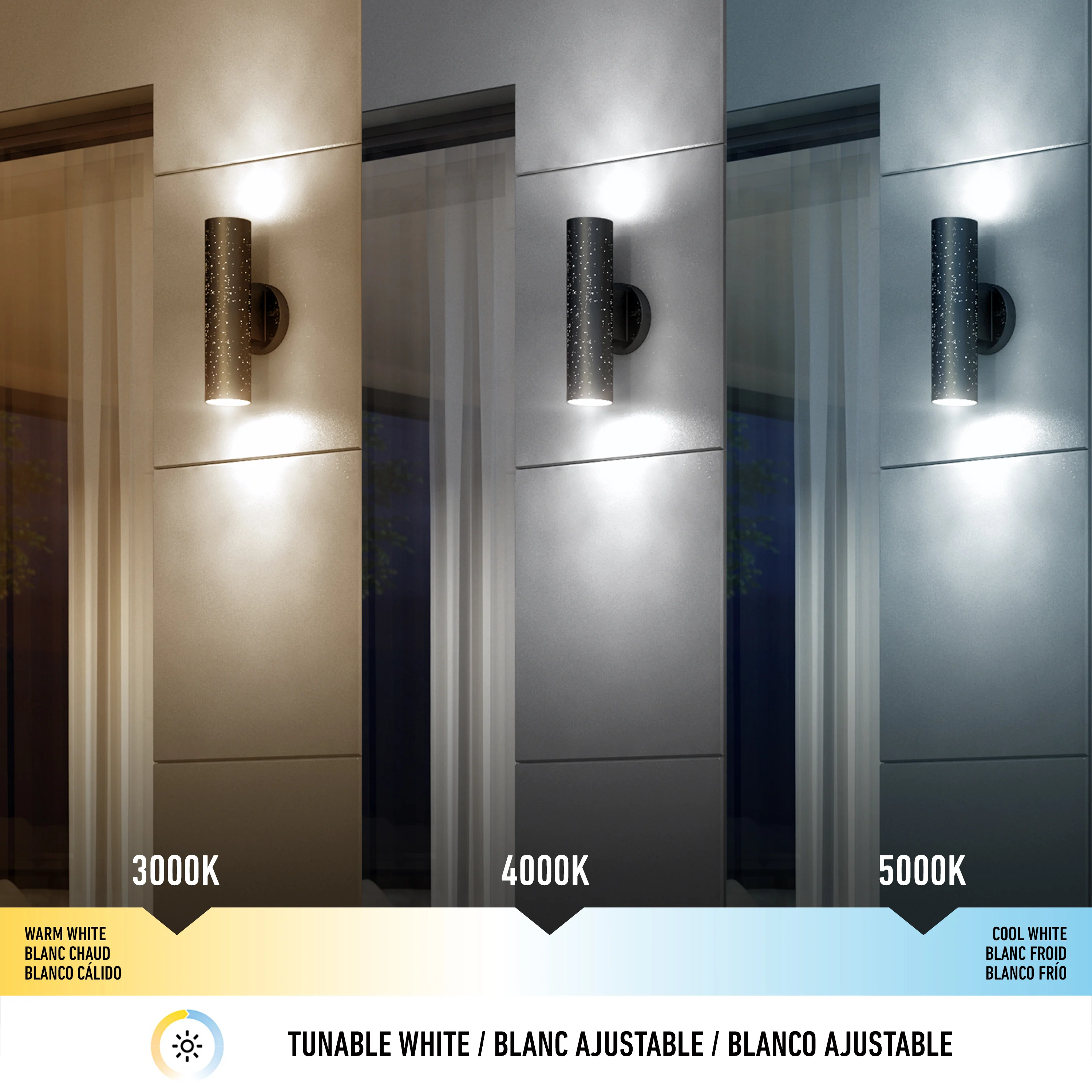 Cosmic indoor-outdoor LED wall light 3 CCT - Image 7