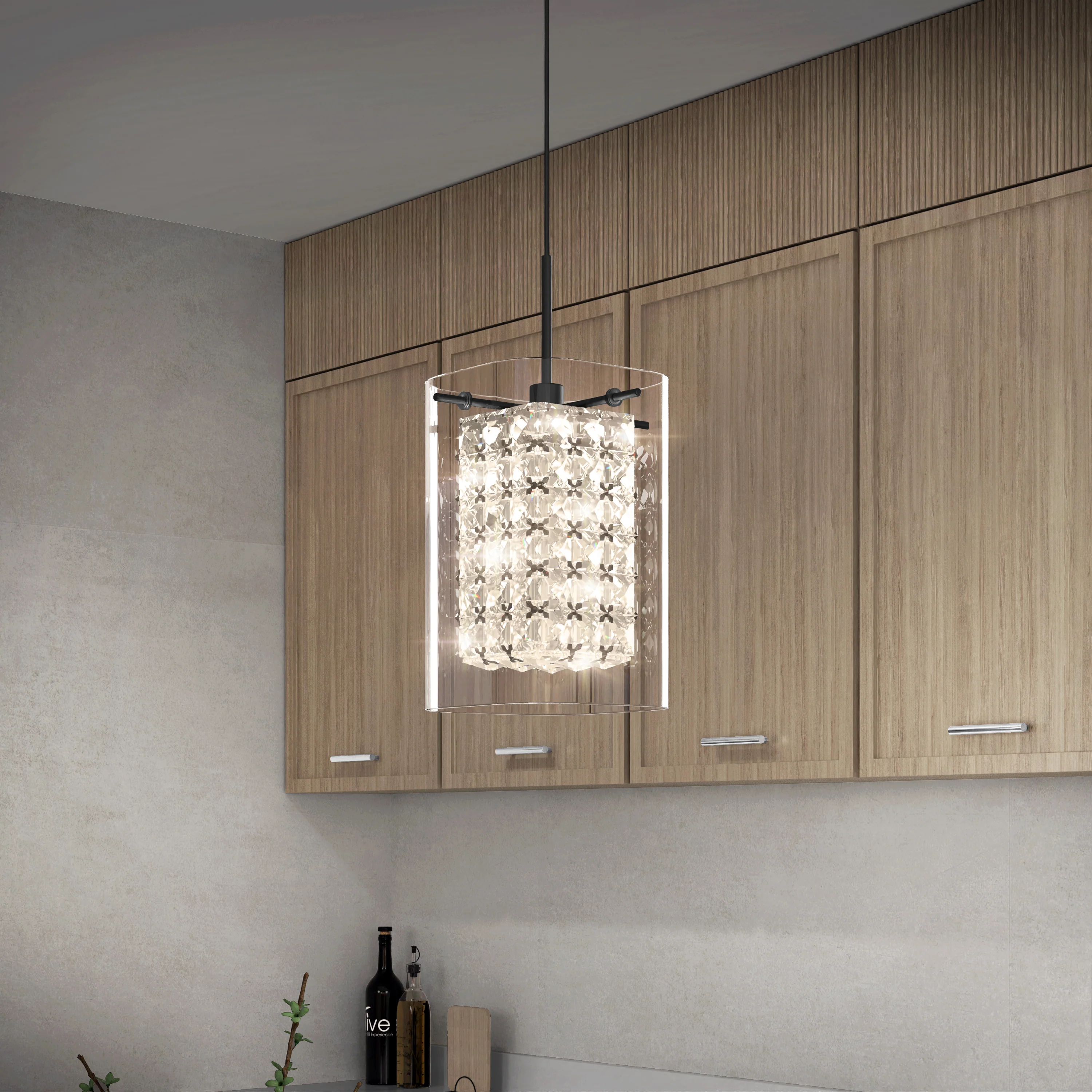 Crystal Cube 1-light LED pendant light - Image 10