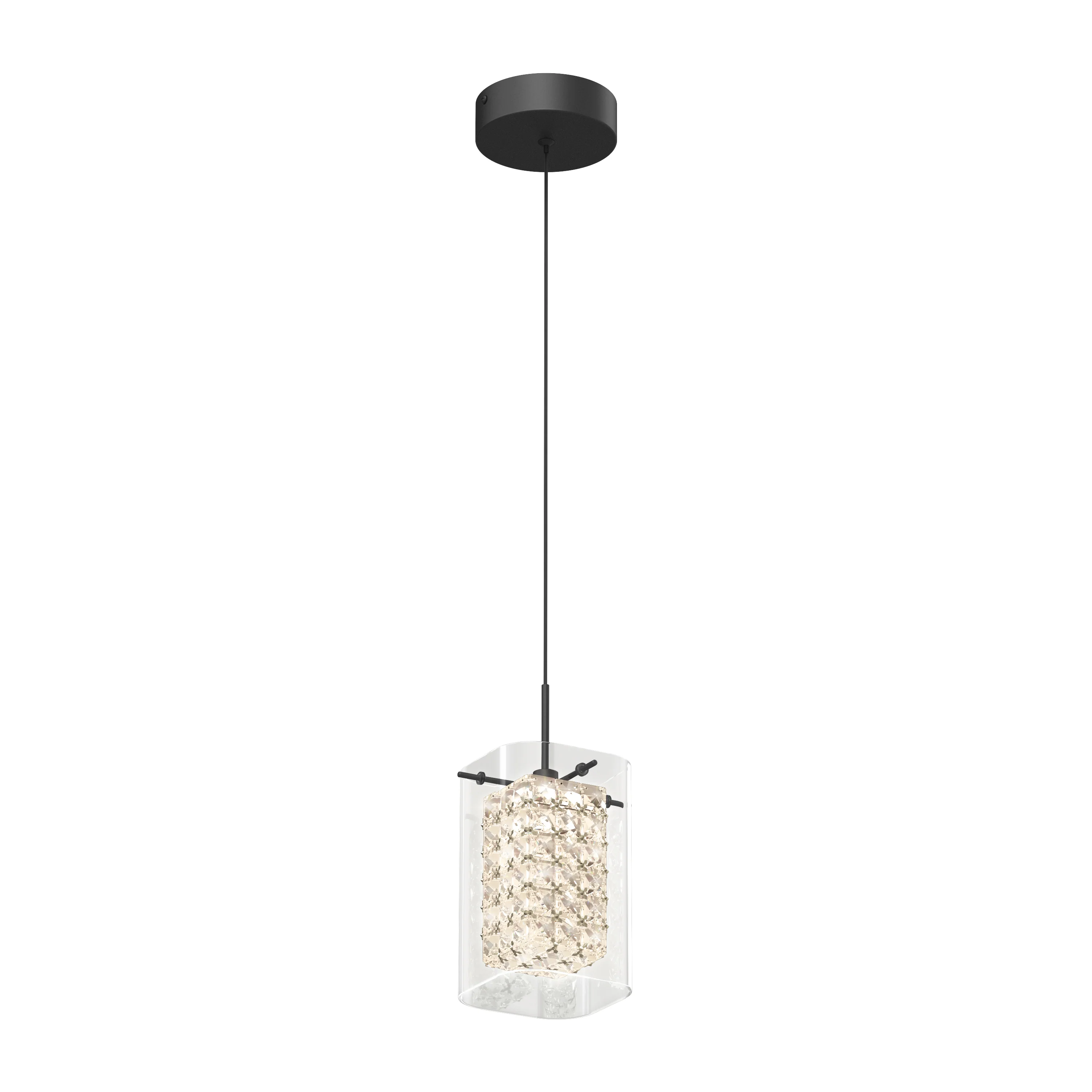 Crystal Cube 1-light LED pendant light - Image 12