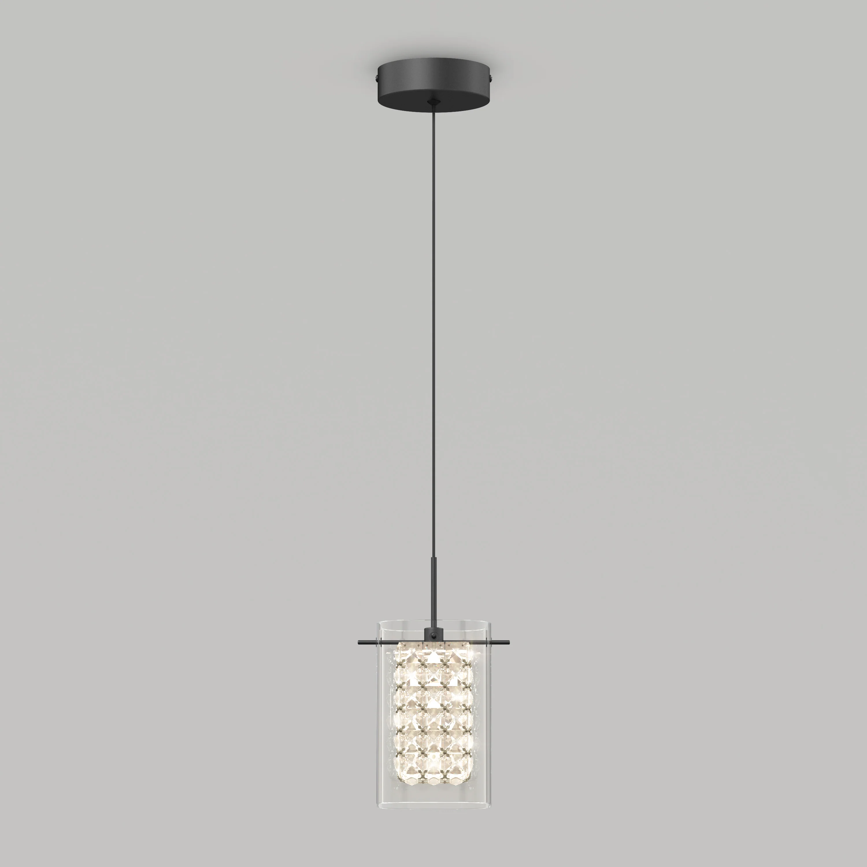 Crystal Cube 1-light LED pendant light - Image 3