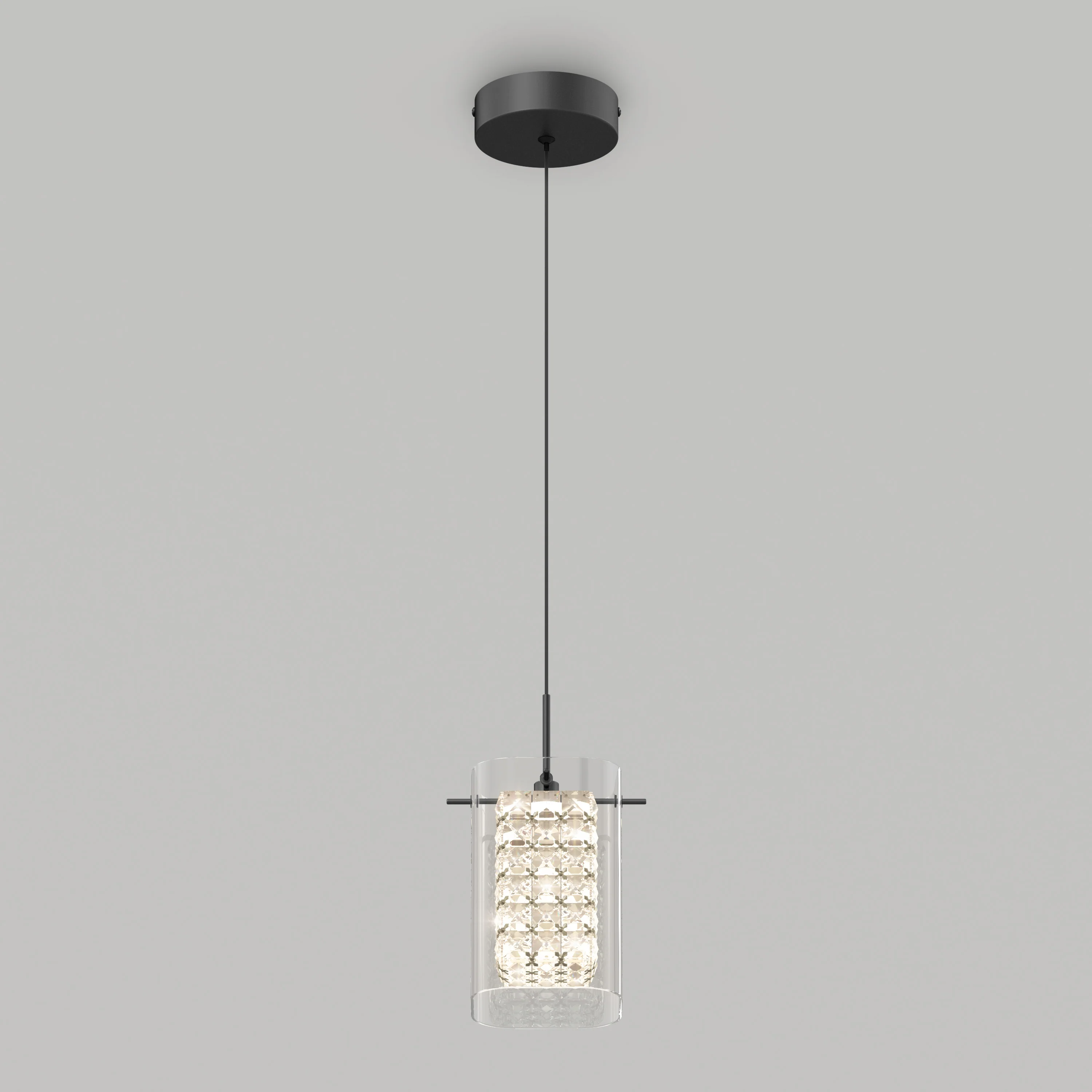 Crystal Cube 1-light LED pendant light - Image 4