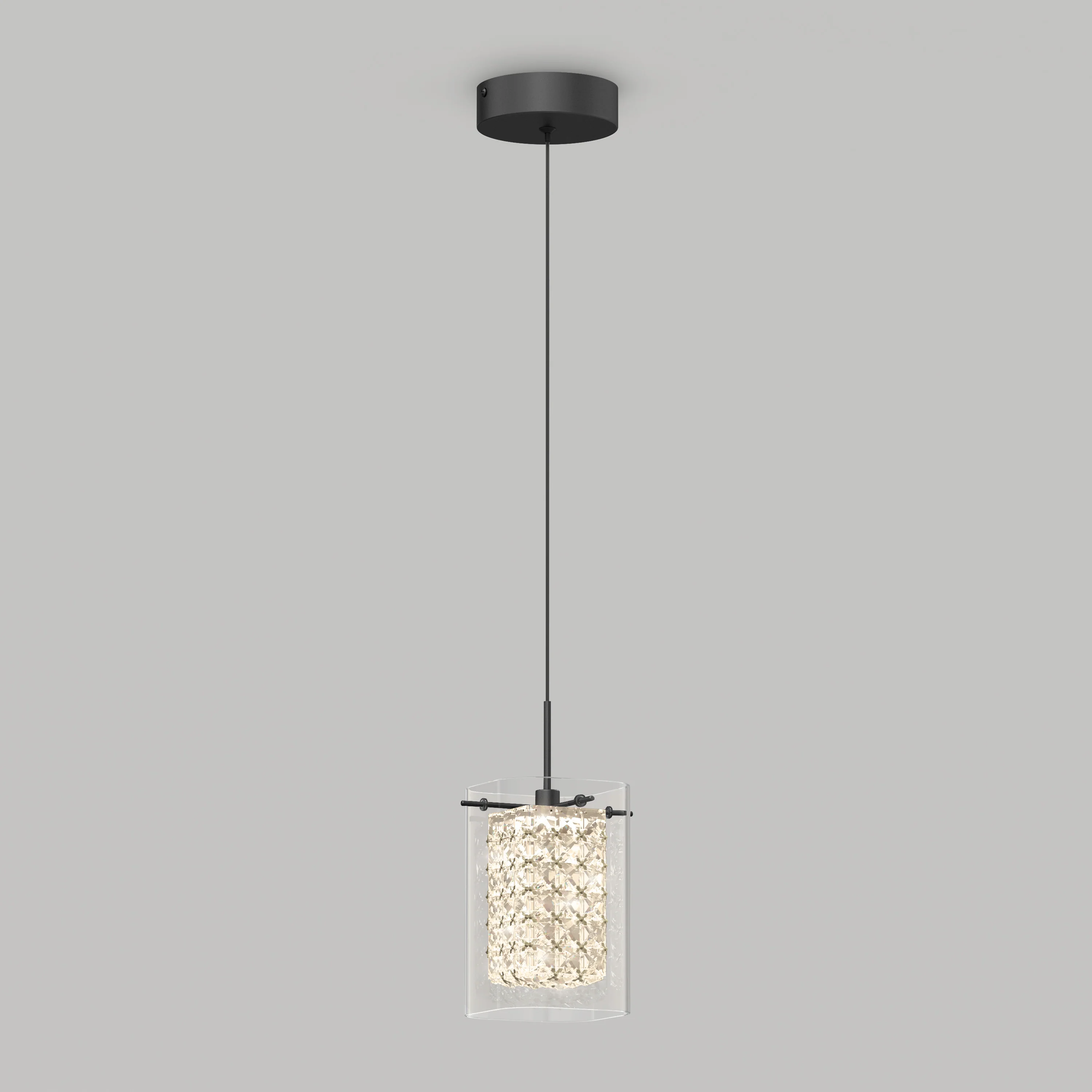 Crystal Cube 1-light LED pendant light - Image 5