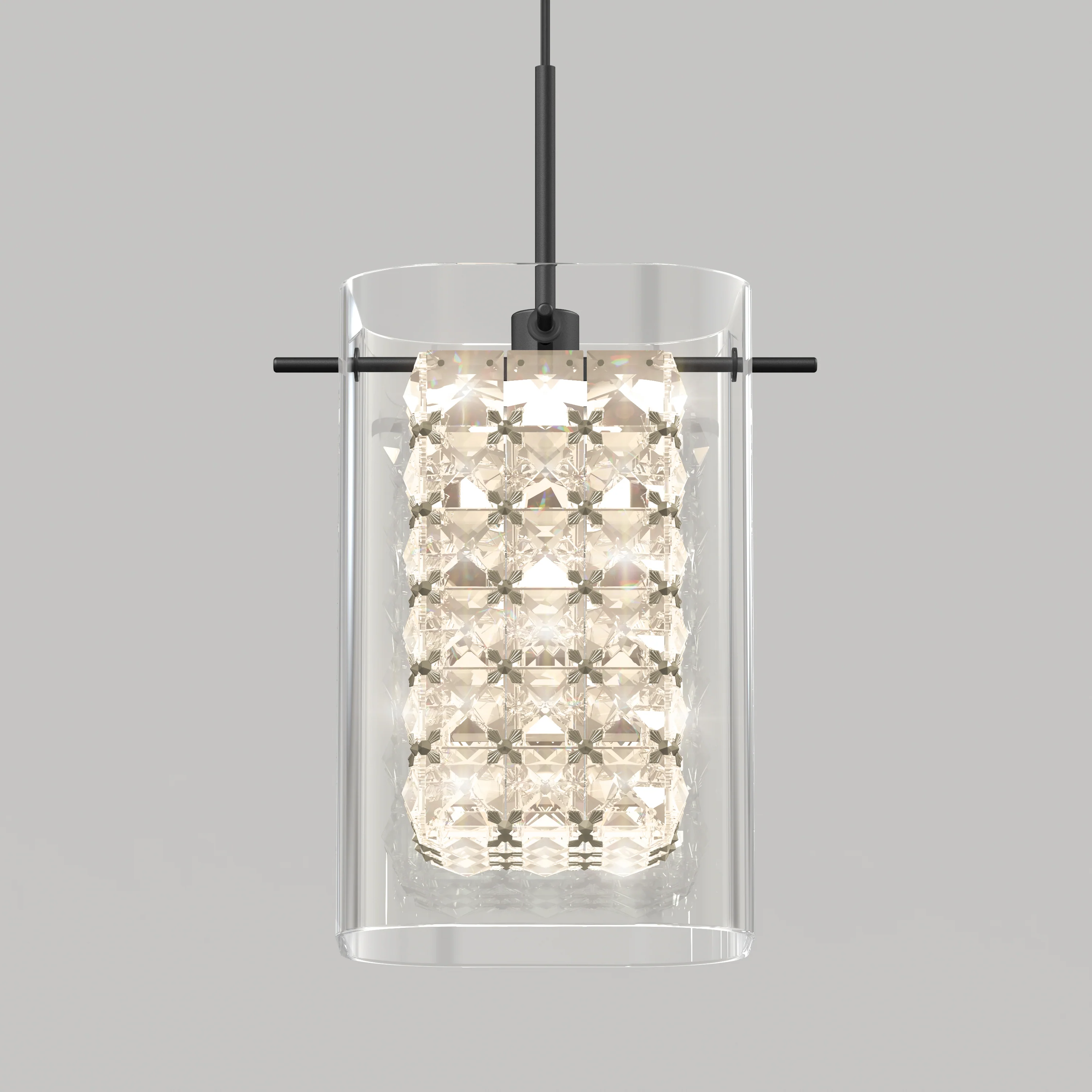 Crystal Cube 1-light LED pendant light - Image 6