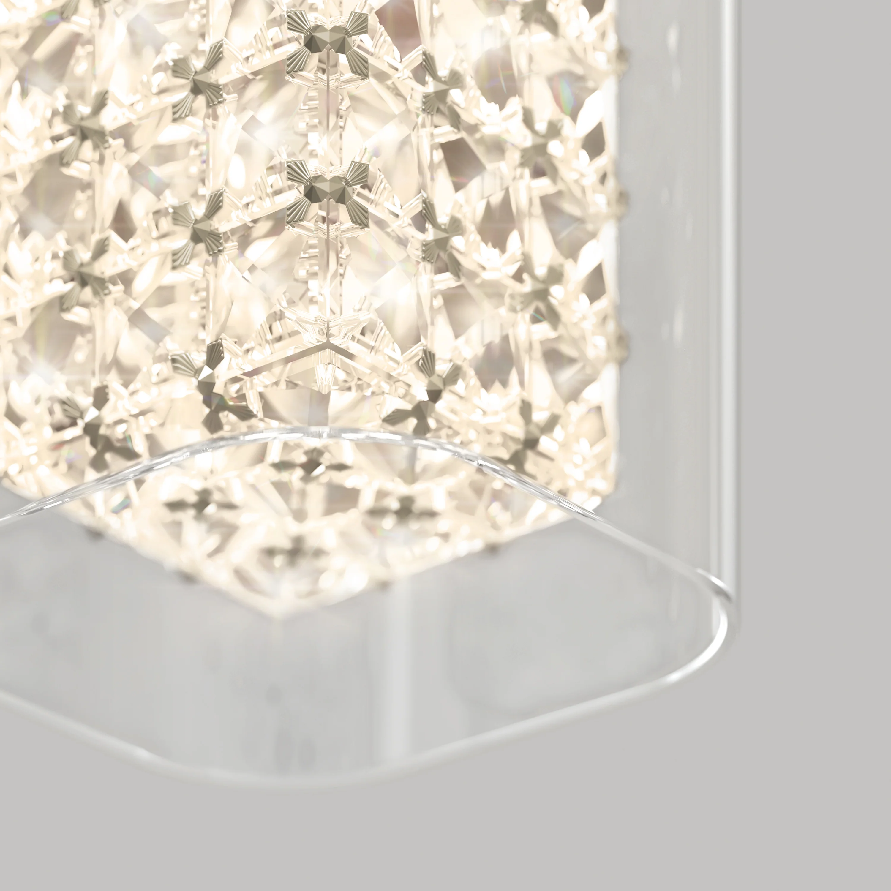 Crystal Cube 1-light LED pendant light - Image 8