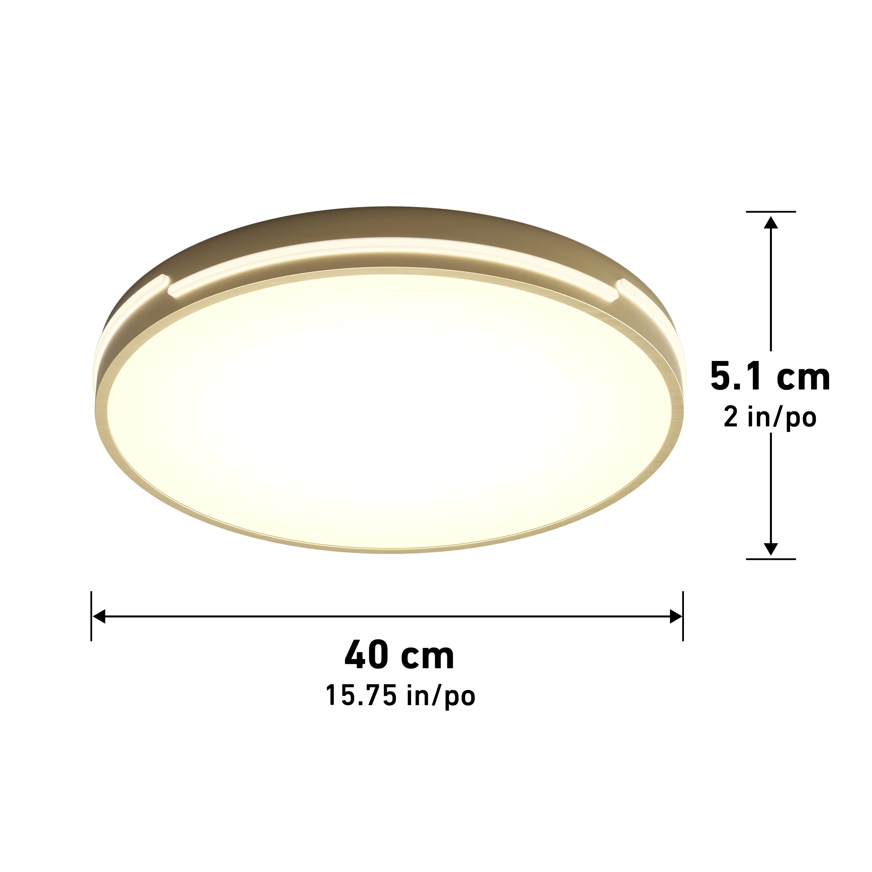 Delray 15.7 in. LED modern flush mount light 5 CCT - Image 30