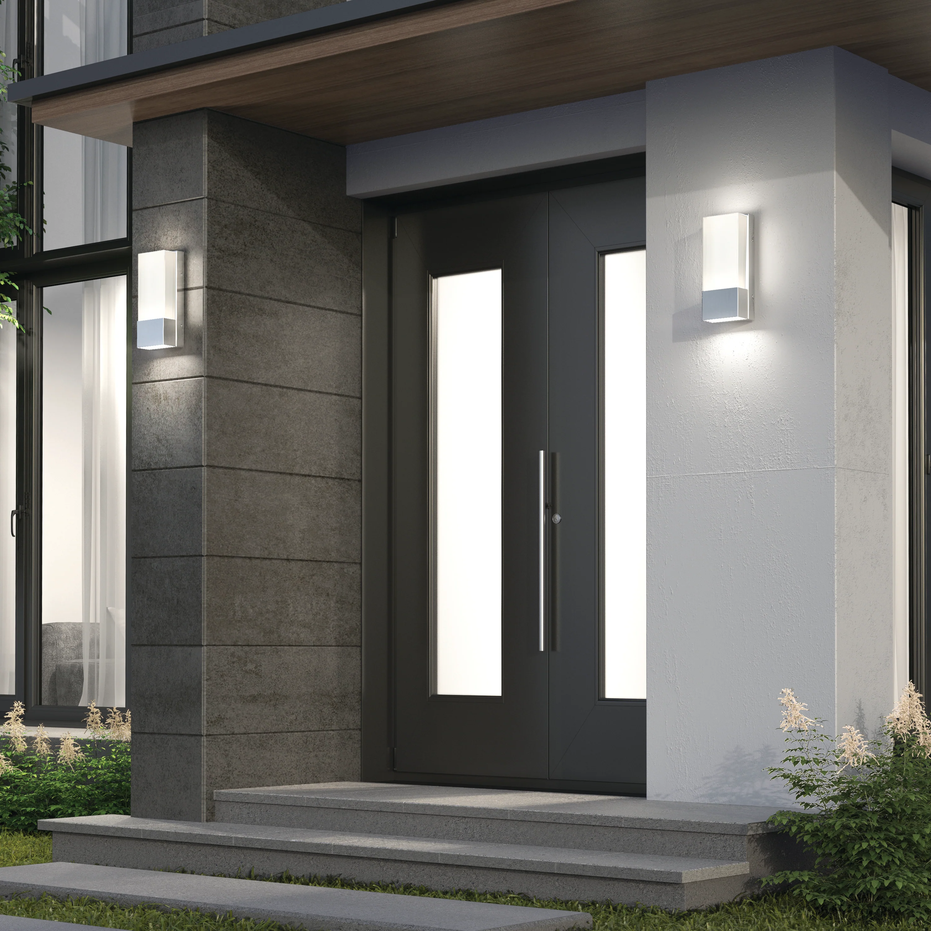 Dixon indoor-outdoor LED wall light - Image 24