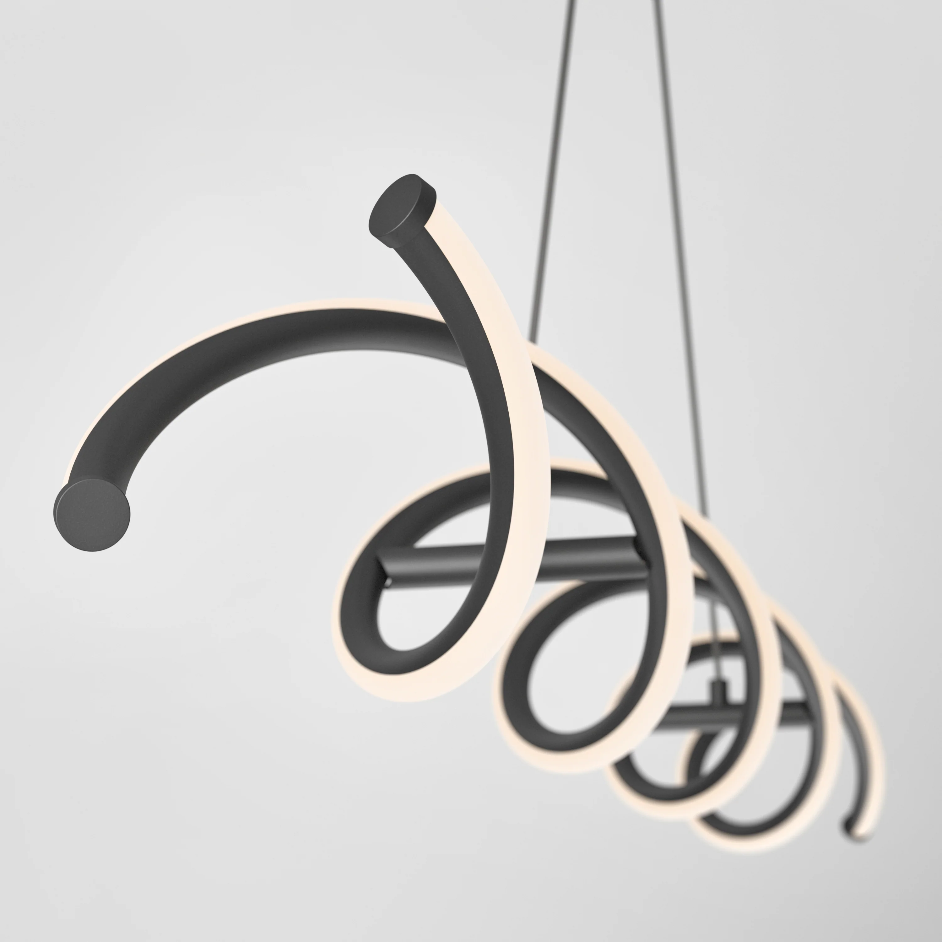 DNA Linear LED modern pendant light - Image 6