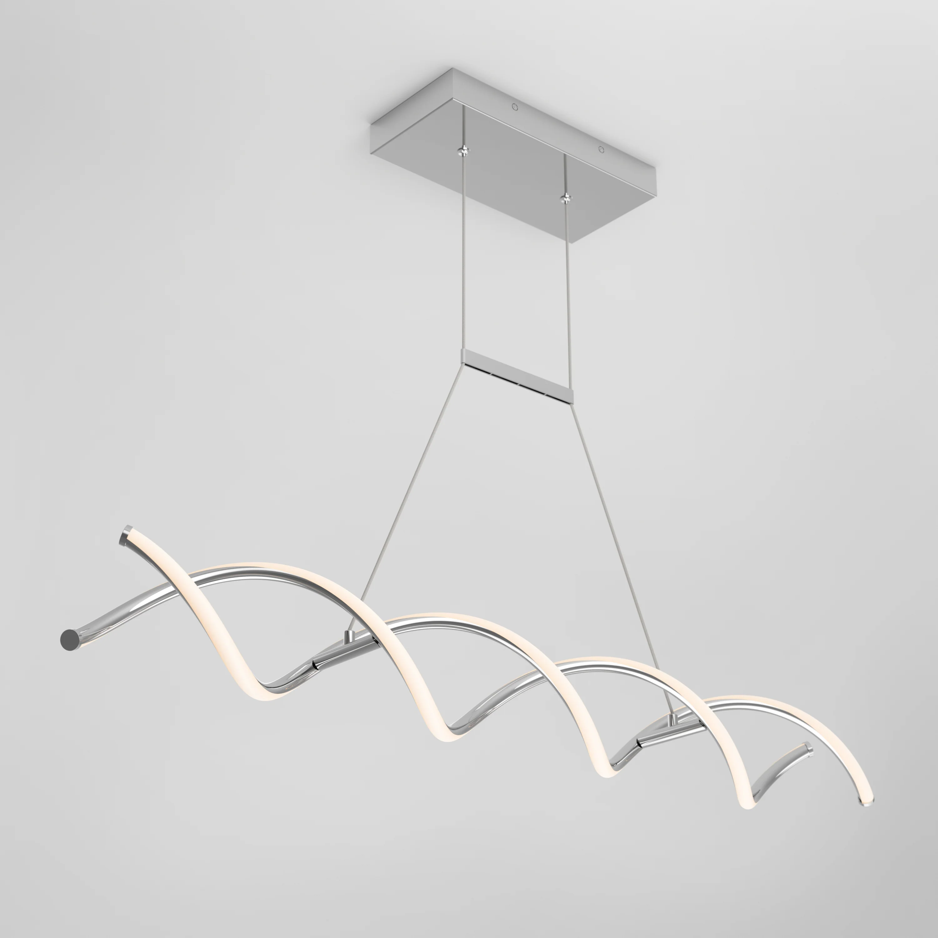 DNA Linear LED modern pendant light - Image 9