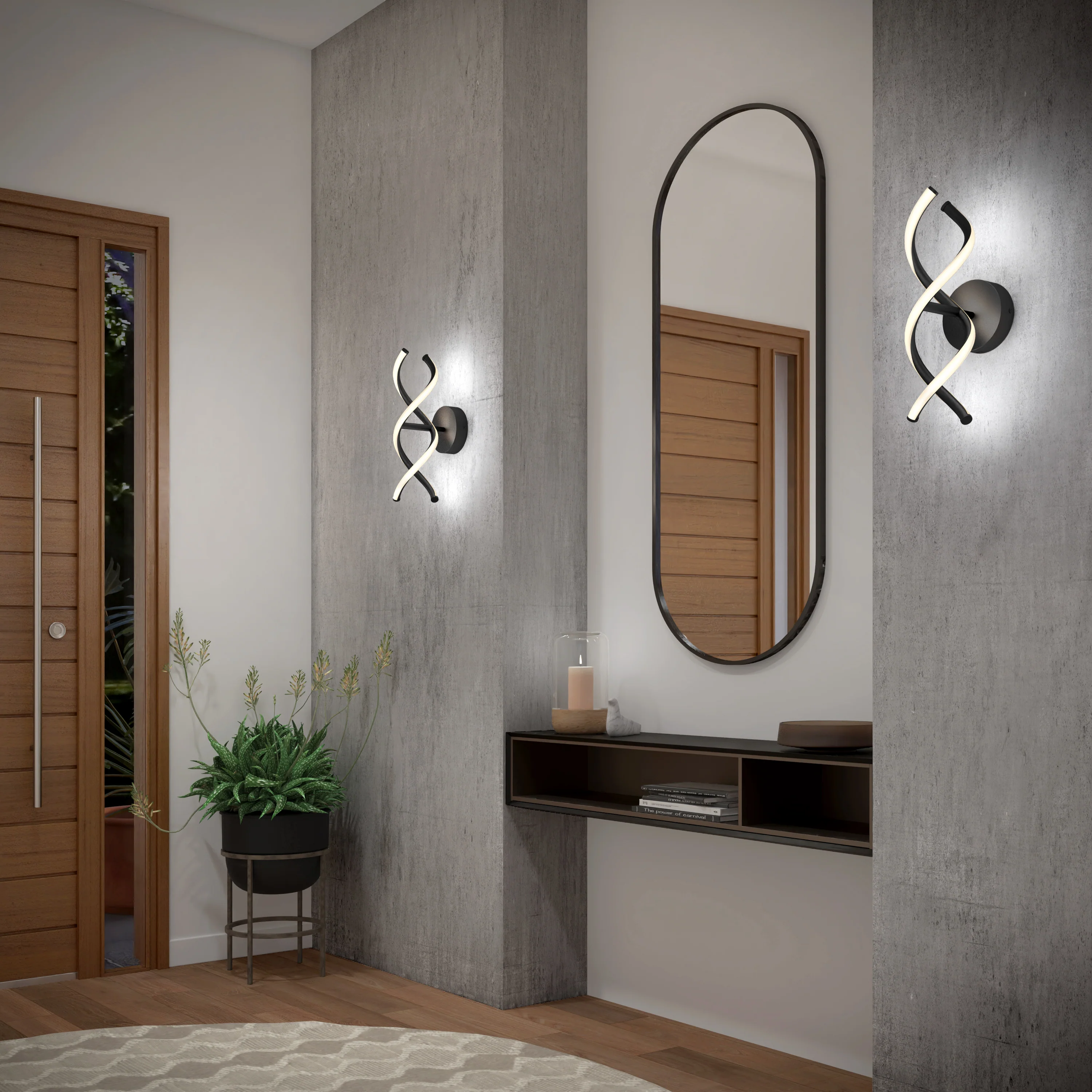 DNA modern LED wall sconce 3 CCT - Image 11