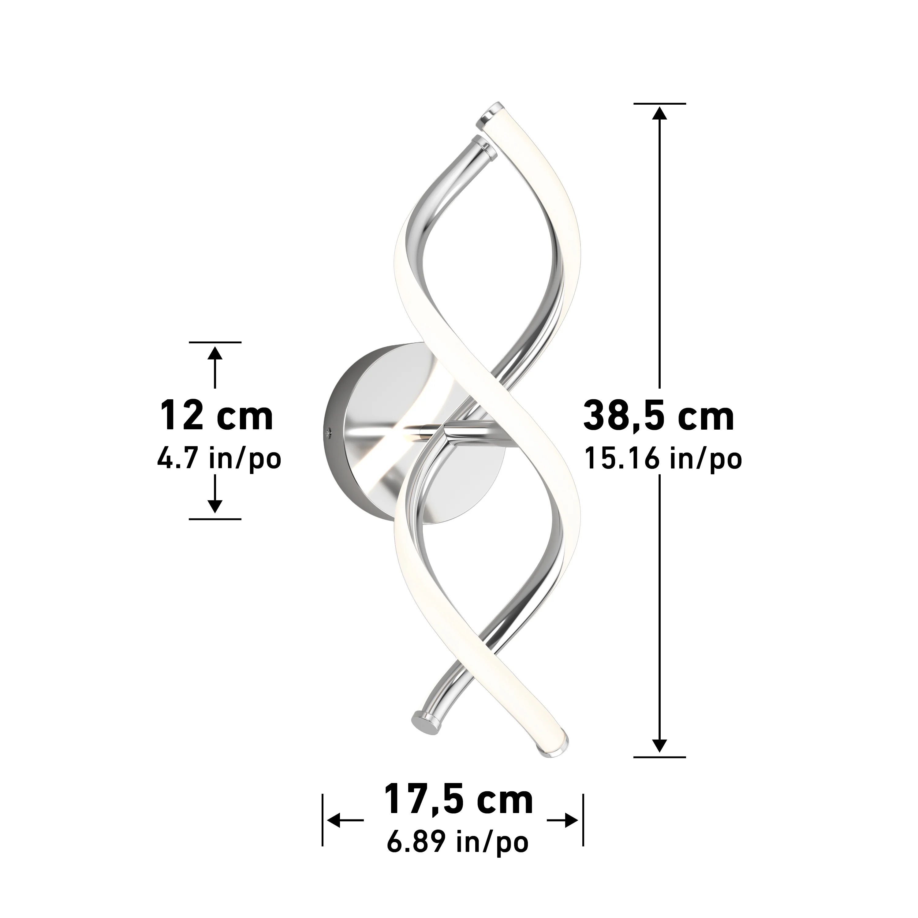 DNA modern LED wall sconce 3 CCT - Image 27