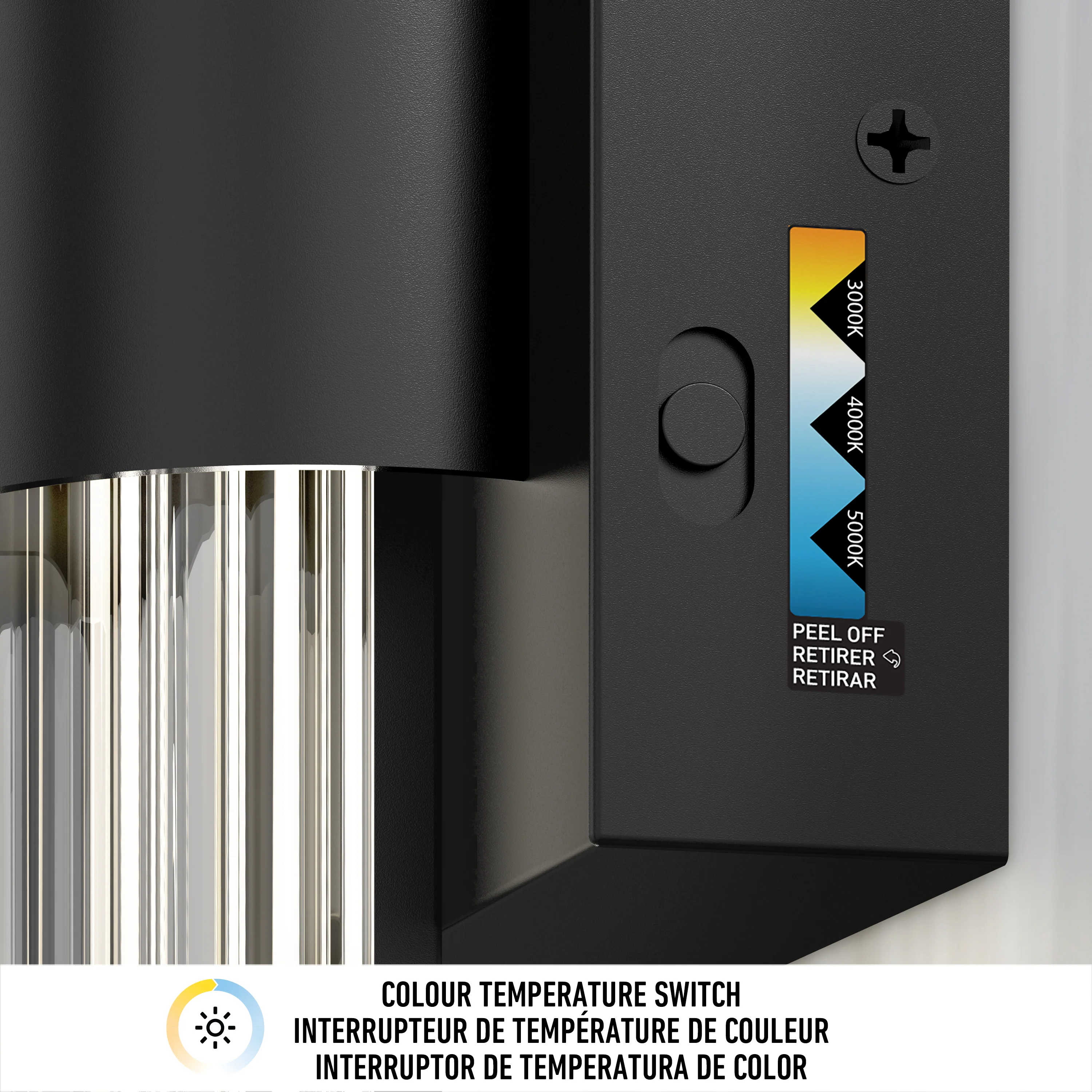 Dorado contemporary LED  wall sconce 3 CCT - Image 10