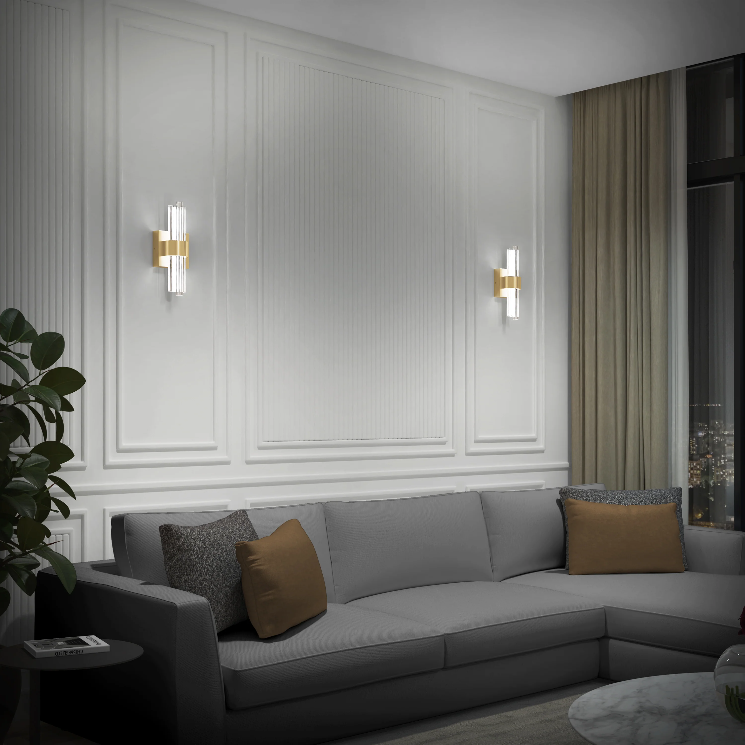 Dorado contemporary LED  wall sconce 3 CCT - Image 18