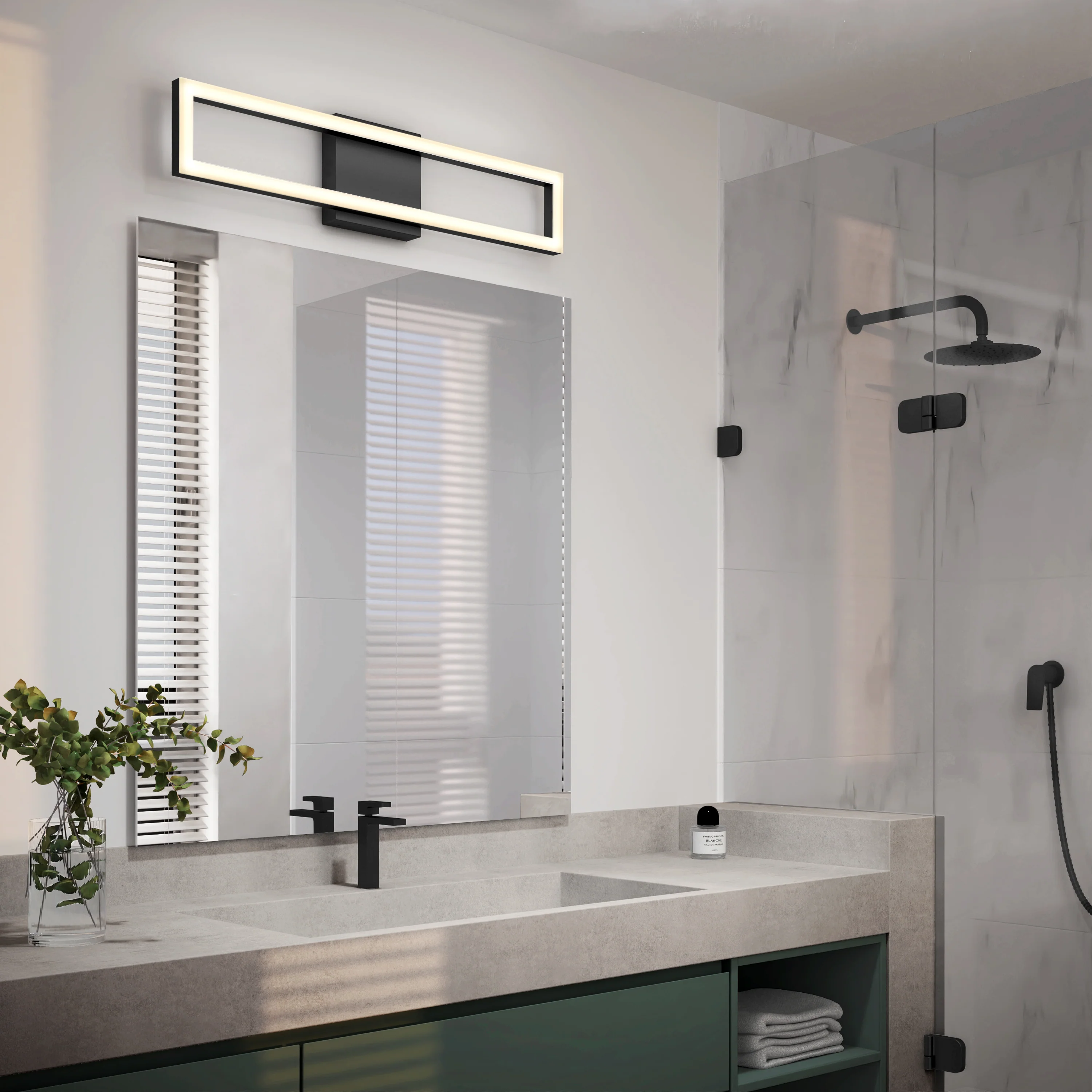 Dover modern LED bathroom vanity light 5 CCT