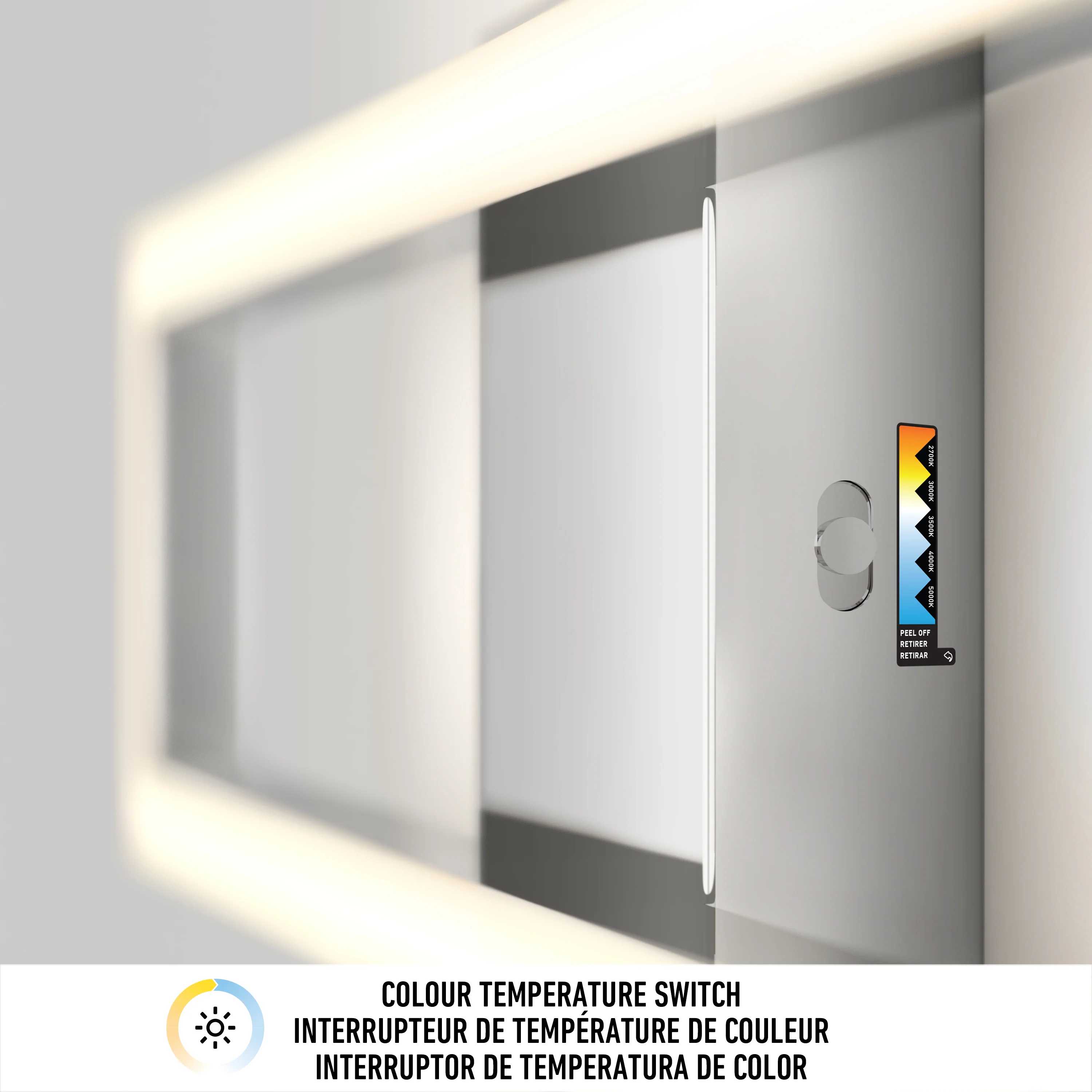 Dover modern LED bathroom vanity light 5 CCT - Image 25