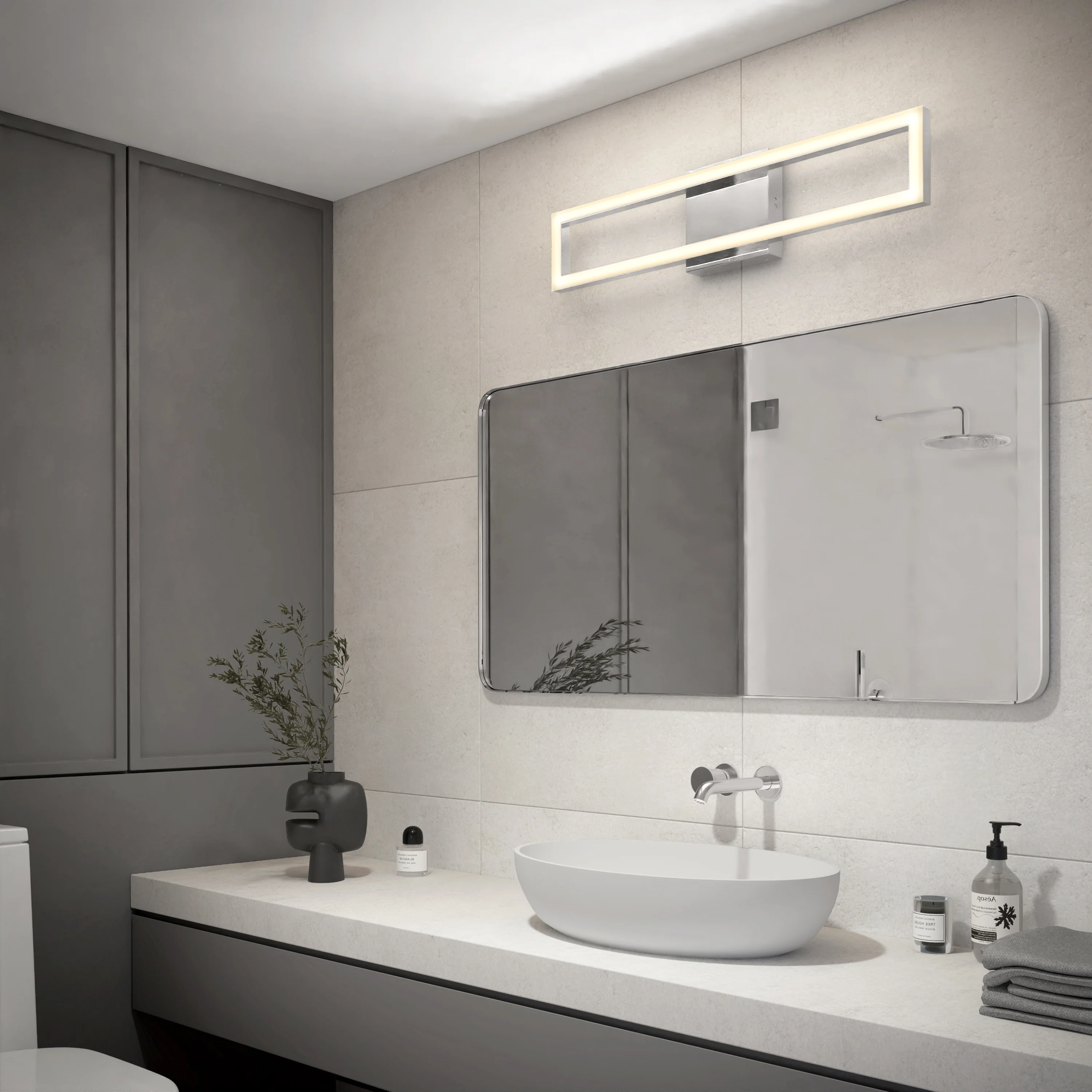 Dover modern LED bathroom vanity light 5 CCT - Image 28