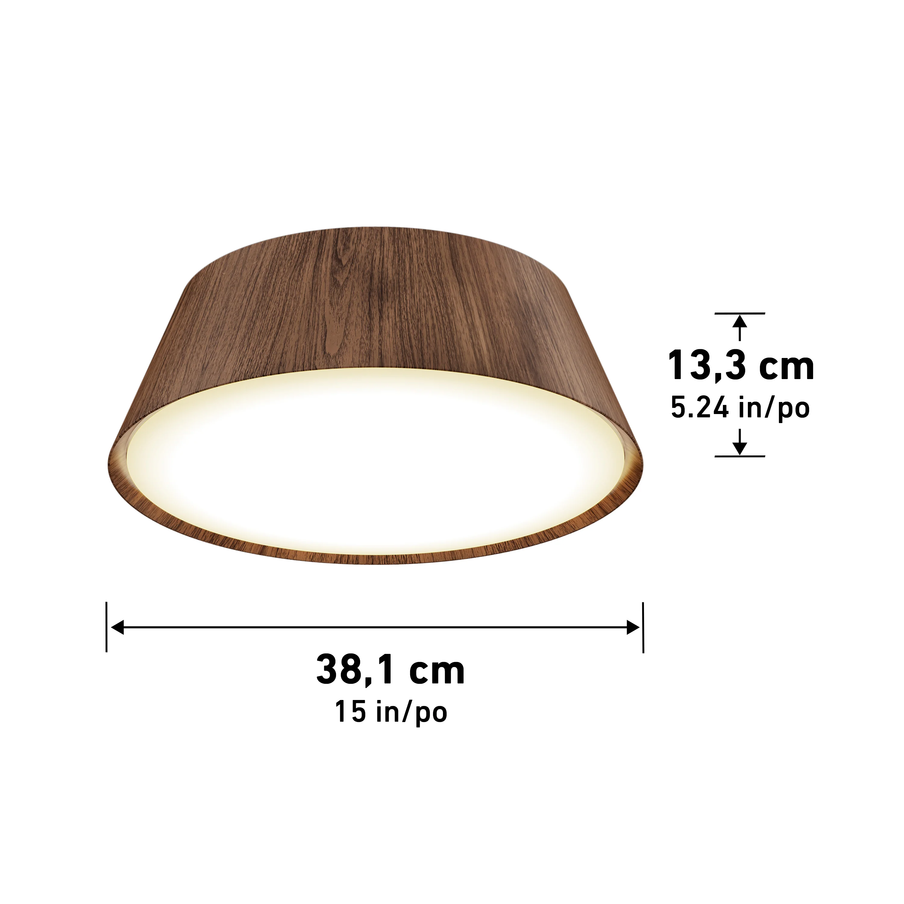 Dunham 15 in. LED flush mount light 5 CCT - Image 13