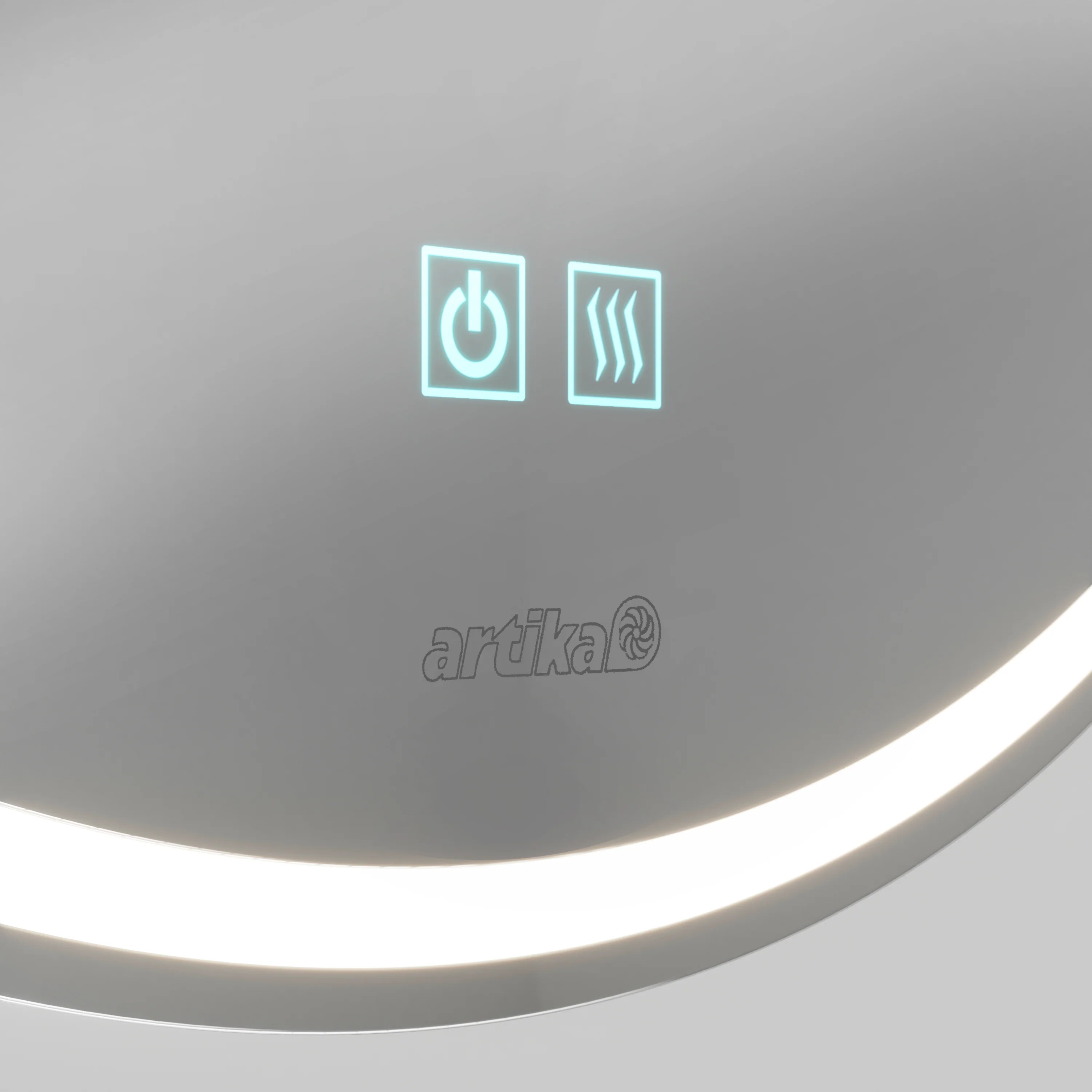 Emeraude anti fog LED wall mirror - Image 4