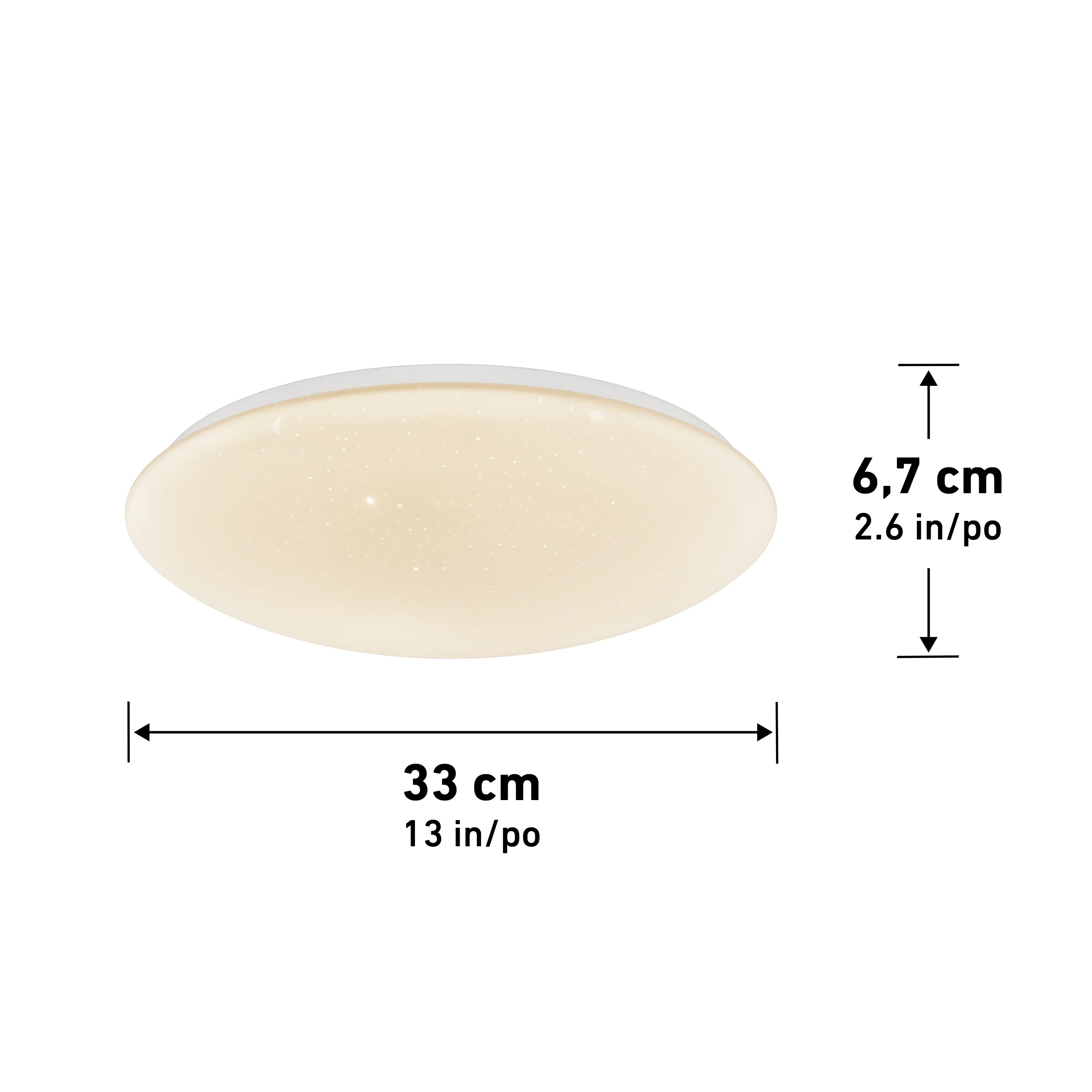 Empress 13 in. LED modern flush mount light 3 CCT - Image 10