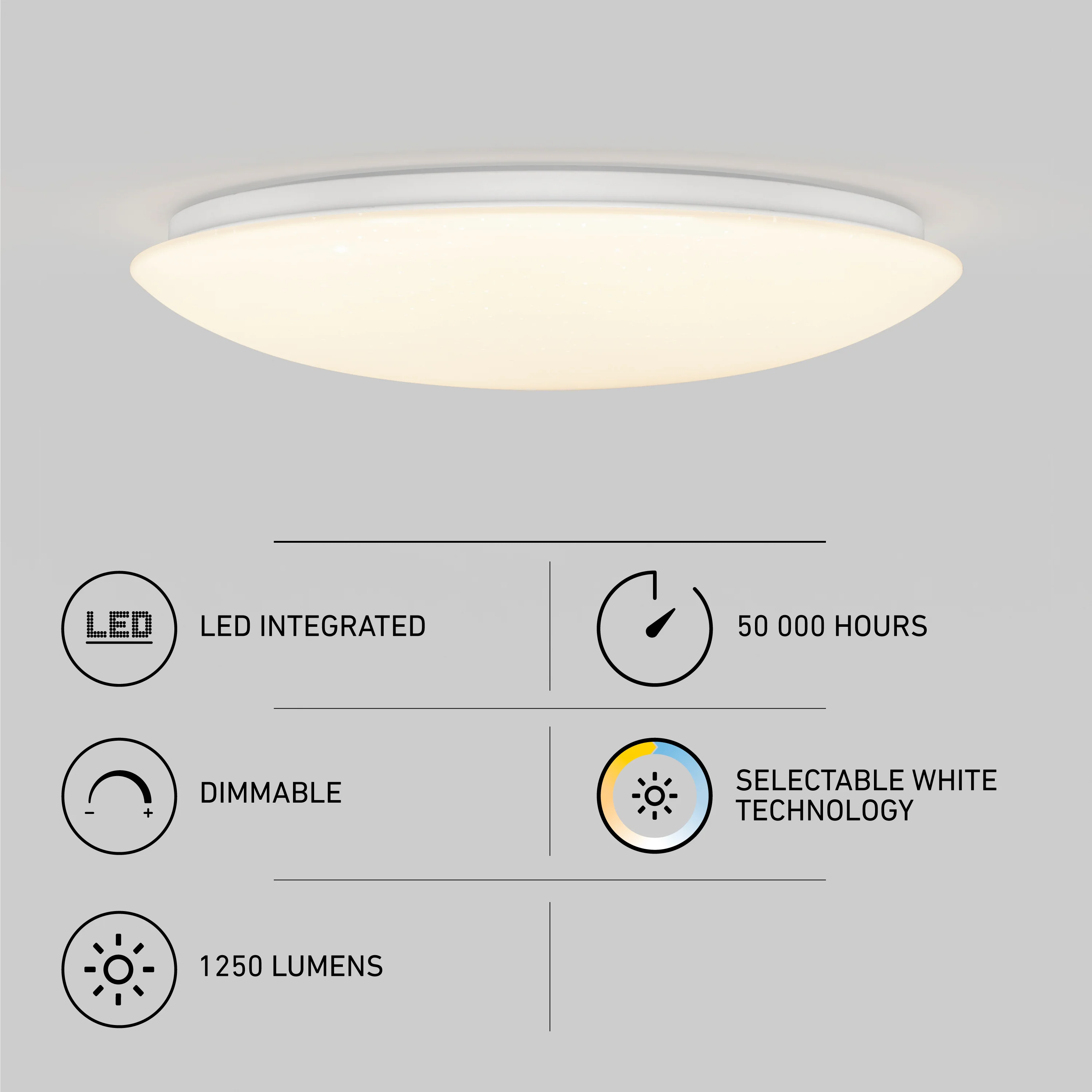 Empress 13 in. LED modern flush mount light 3 CCT - Image 13