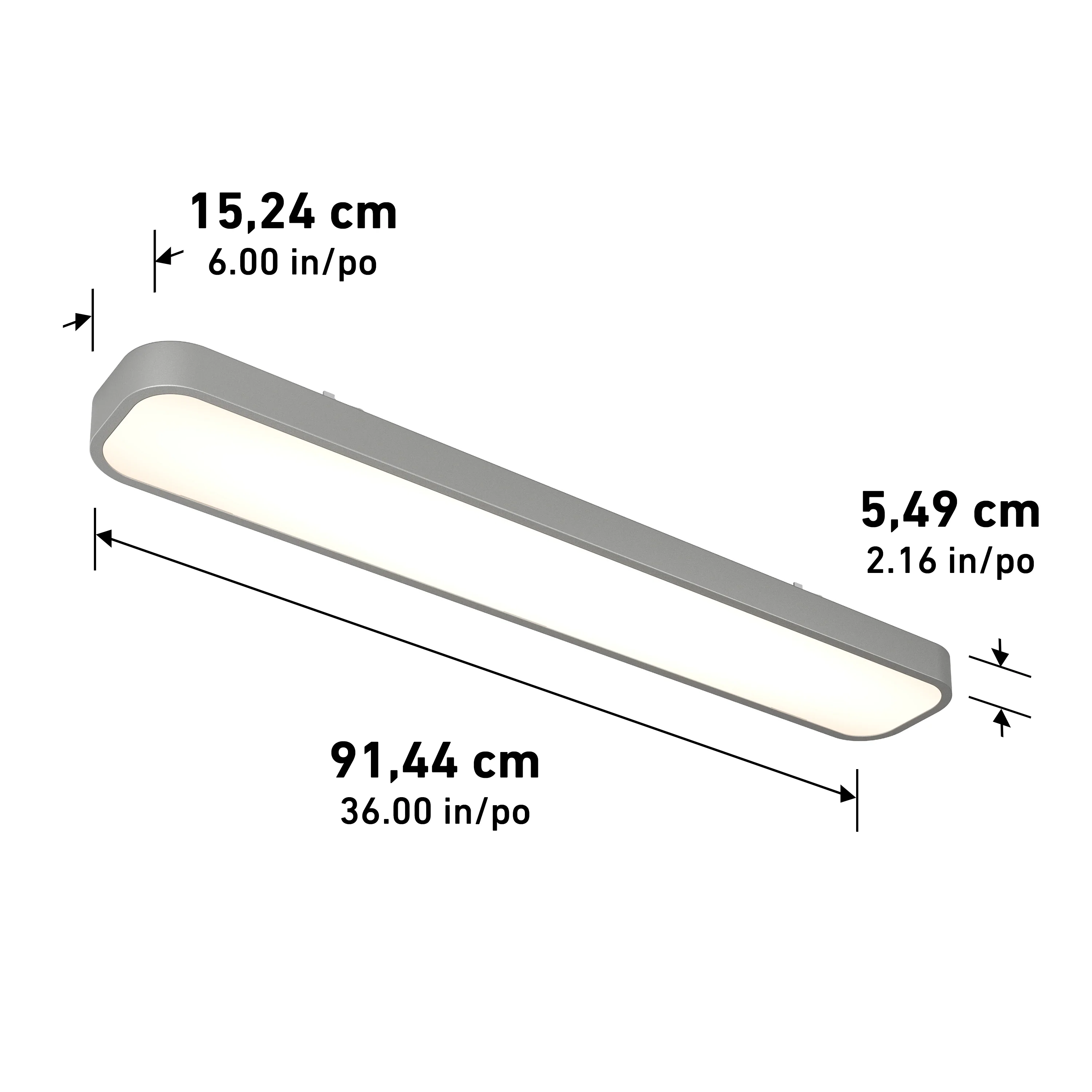 Europa 36 LED flush mount light - with remote - Image 13