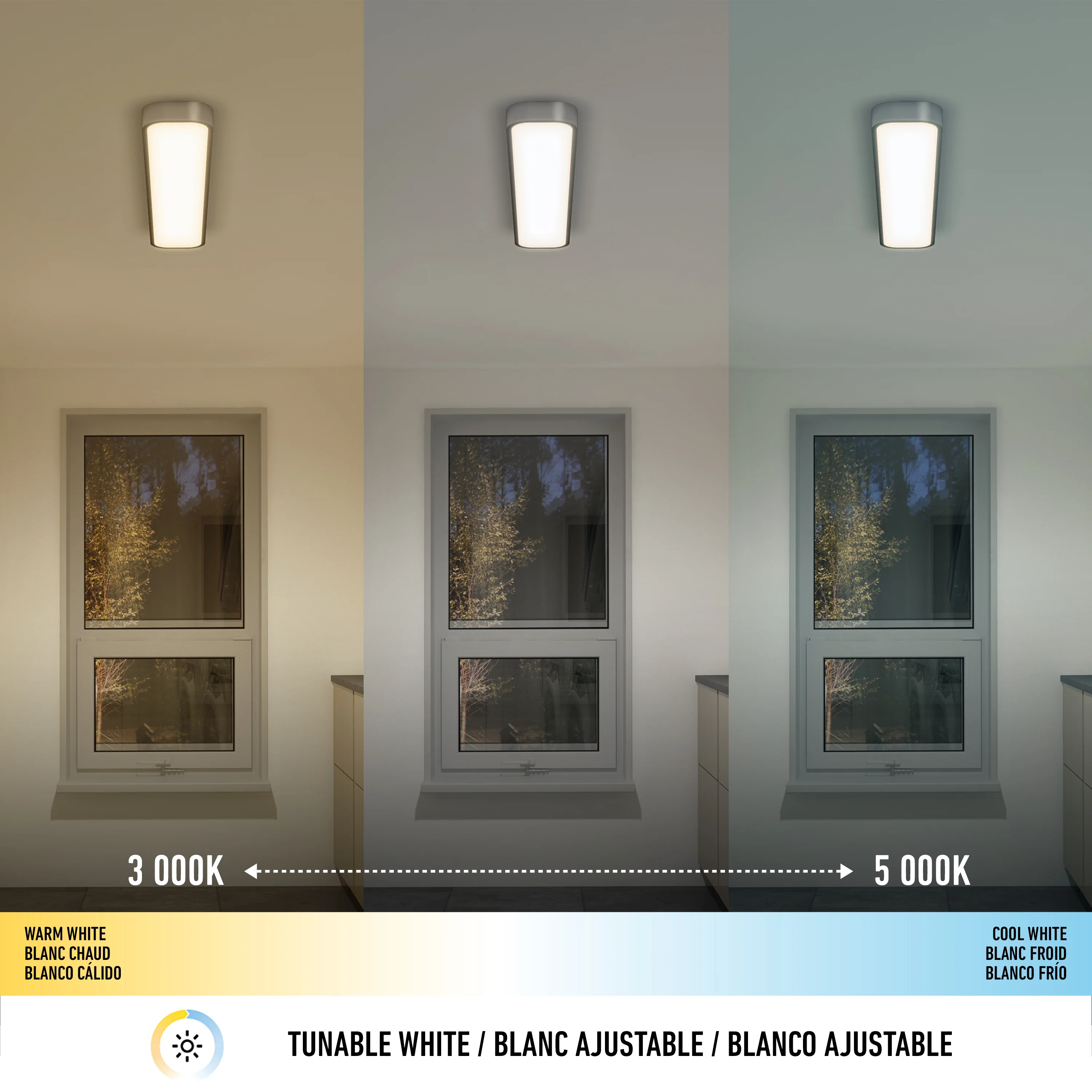 Europa 36 LED flush mount light - with remote - Image 7