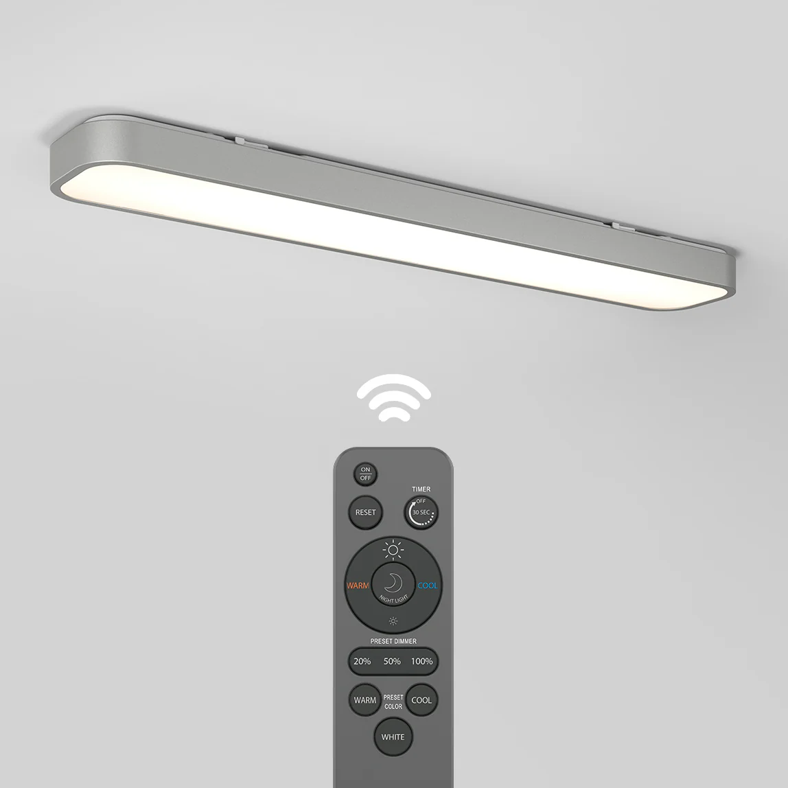Europa 36 LED flush mount light - with remote - Image 8