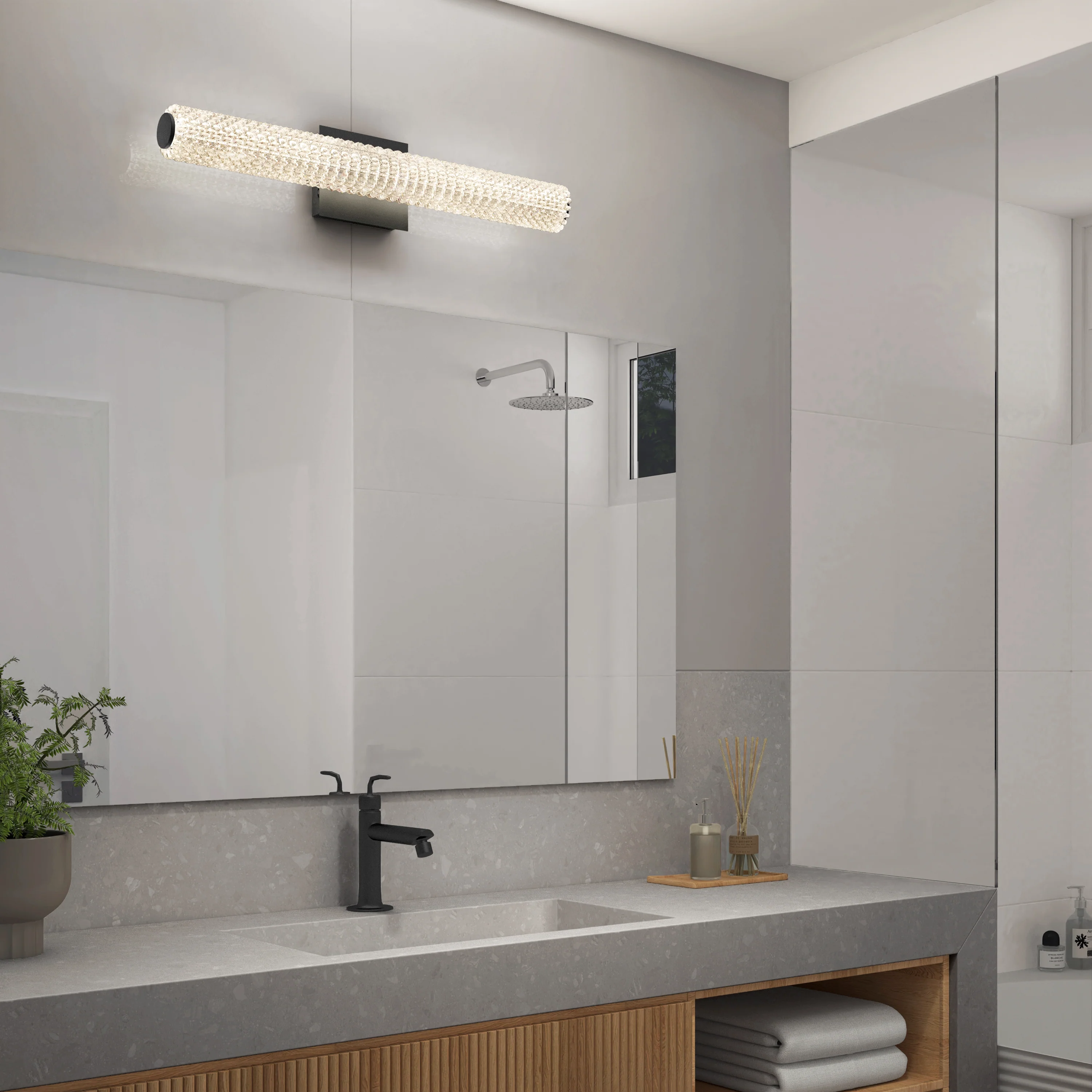 Exalto modern LED bathroom vanity light