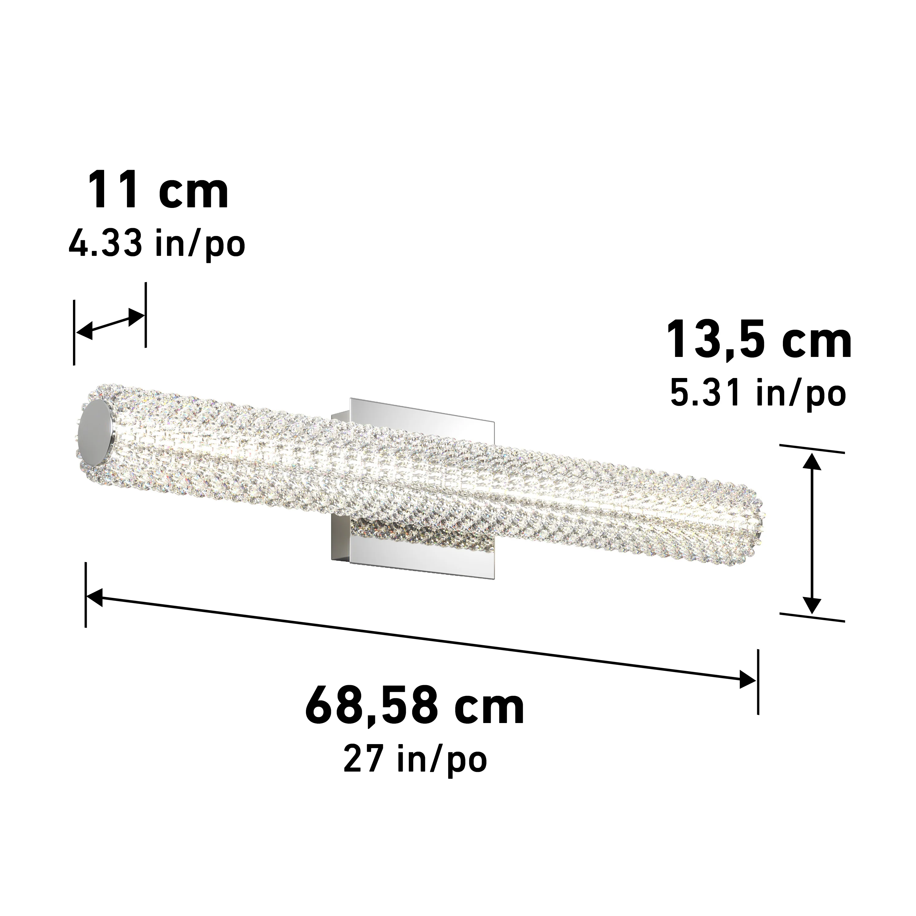 Exalto modern LED bathroom vanity light - Image 25
