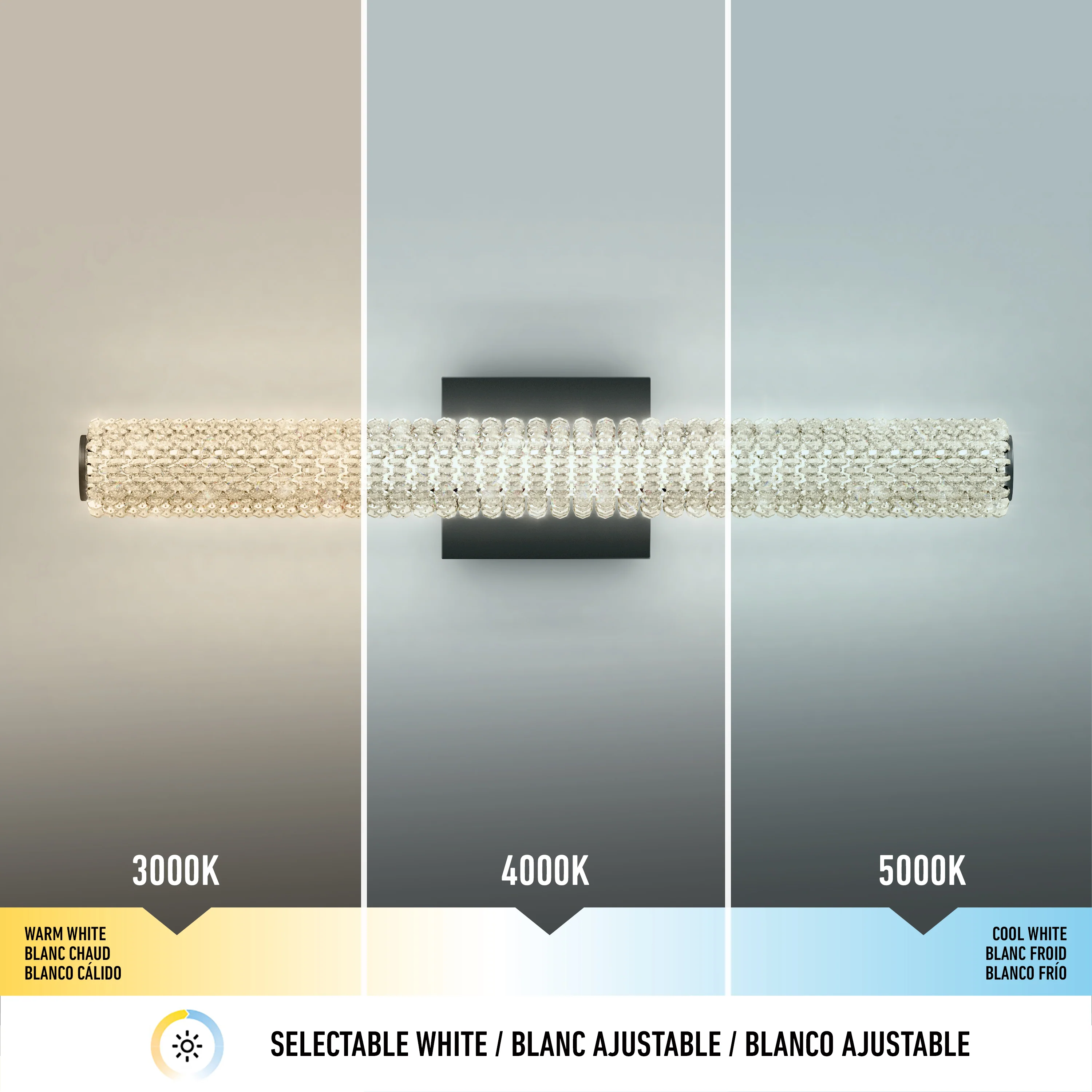 Exalto modern LED bathroom vanity light - Image 9