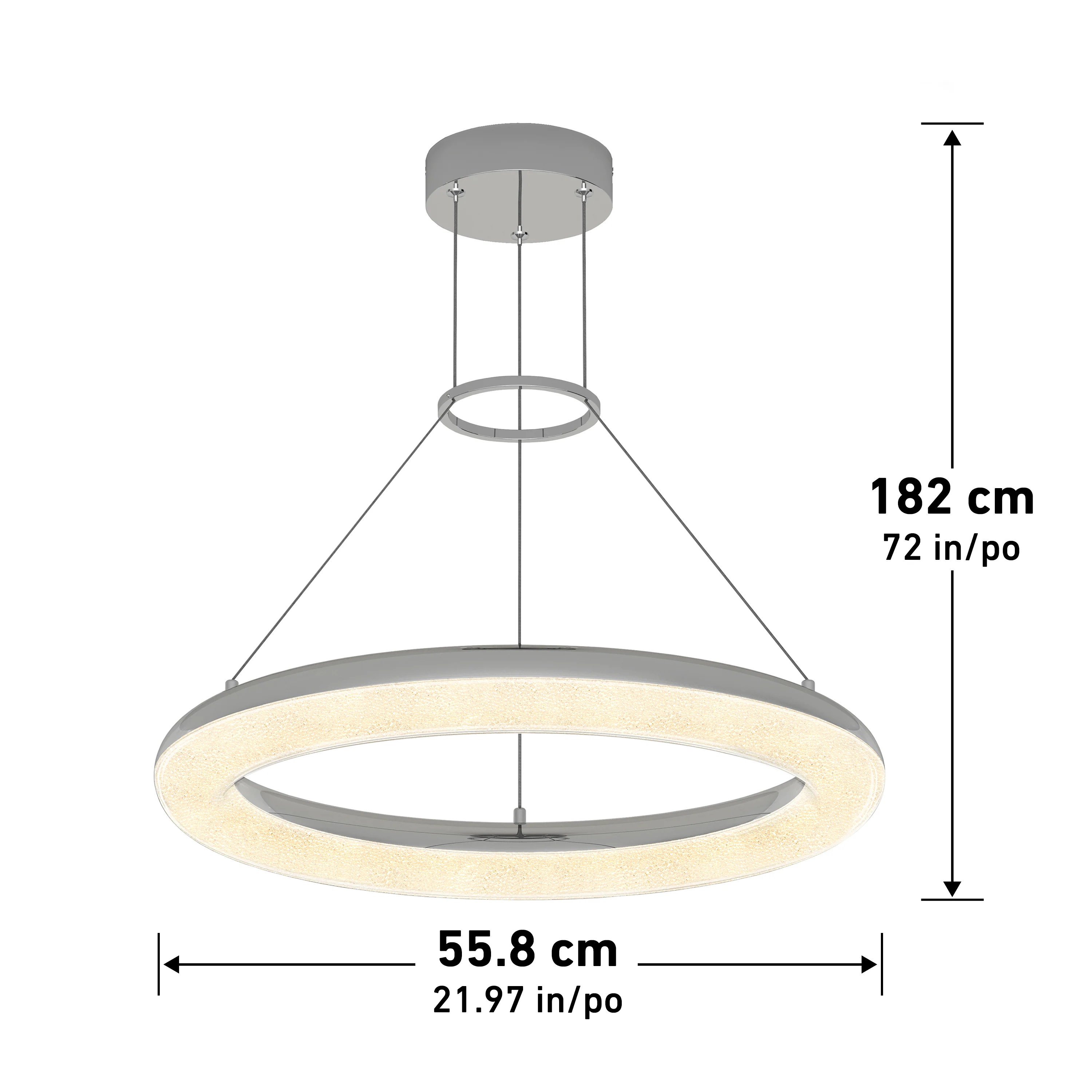 Famous Optical LED pendant light 5 CCT - Image 11