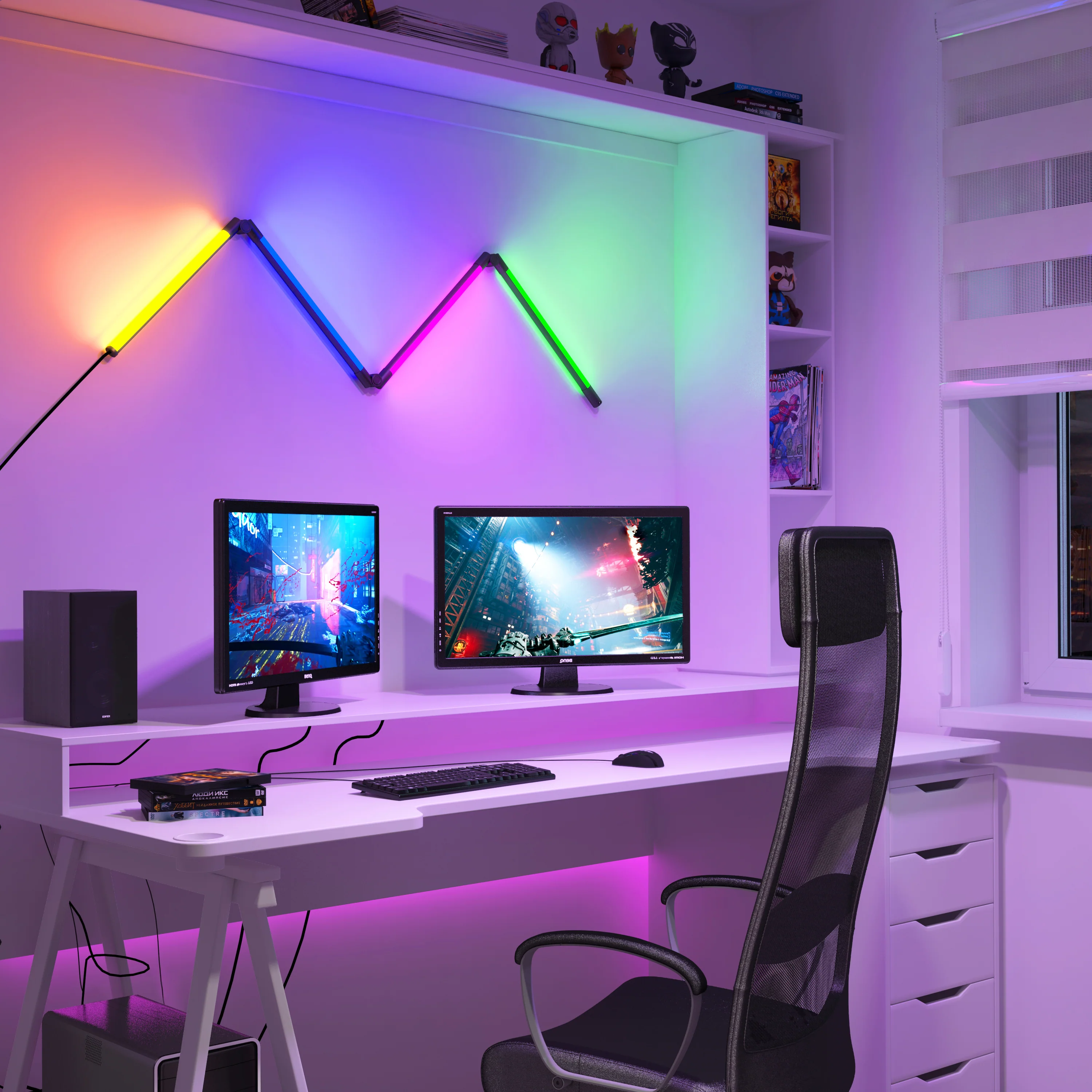 Fitch smart foldable RGB LED gaming floor lamp - Image 12