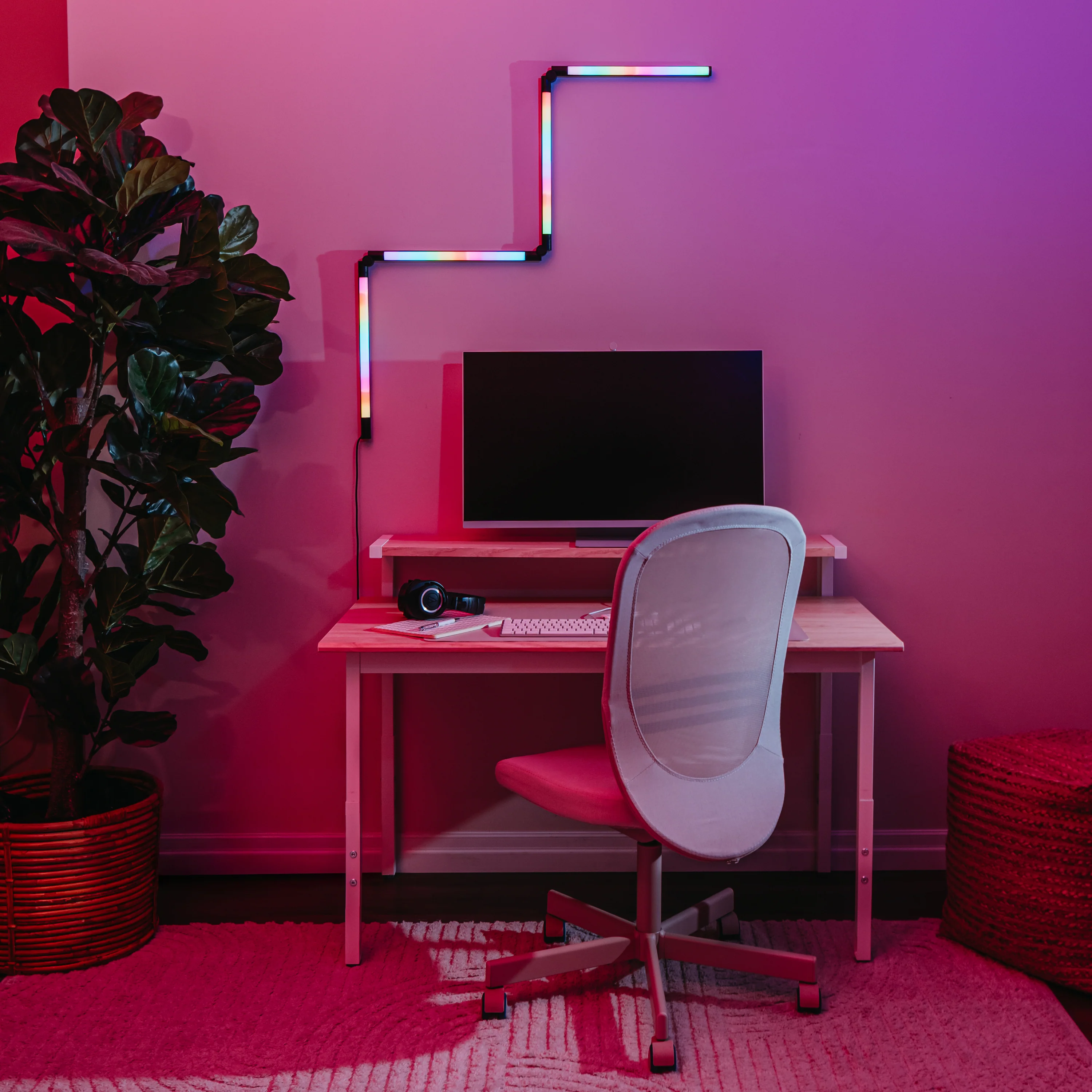 Fitch smart foldable RGB LED gaming floor lamp - Image 7