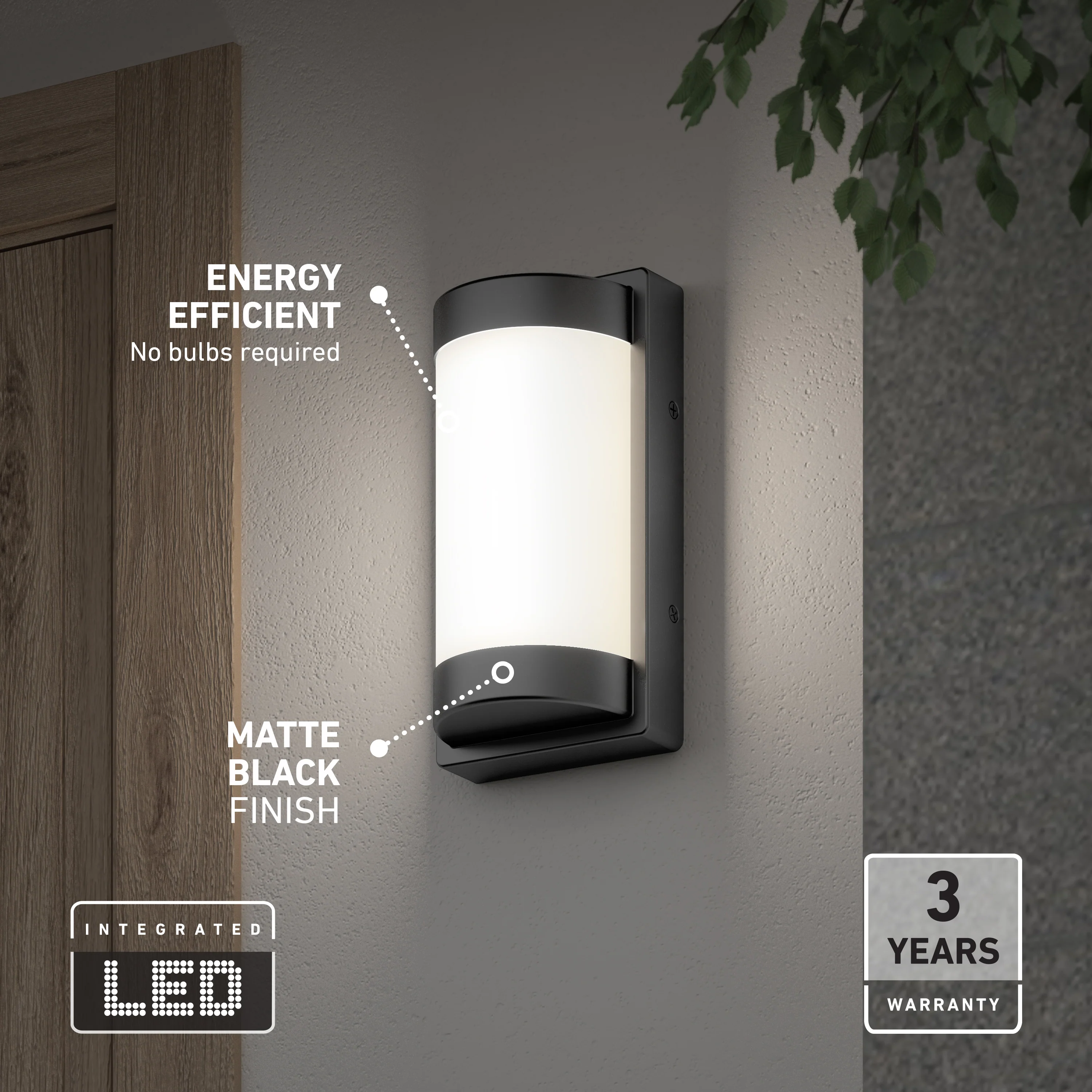 Fogo modern LED indoor-outdoor wall light 5 CCT - Image 8