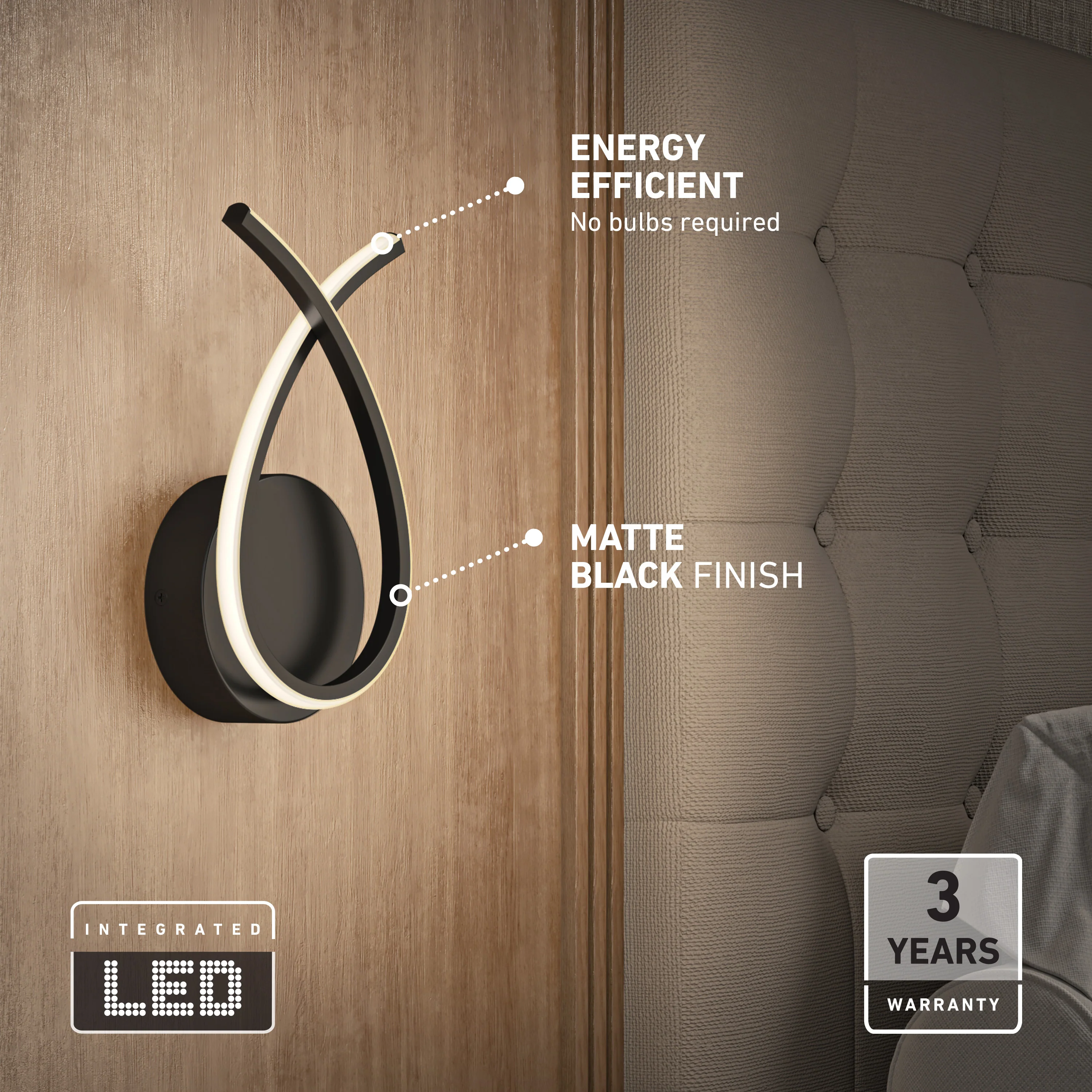 Gamma modern LED wall sconce 5 CCT - Image 10