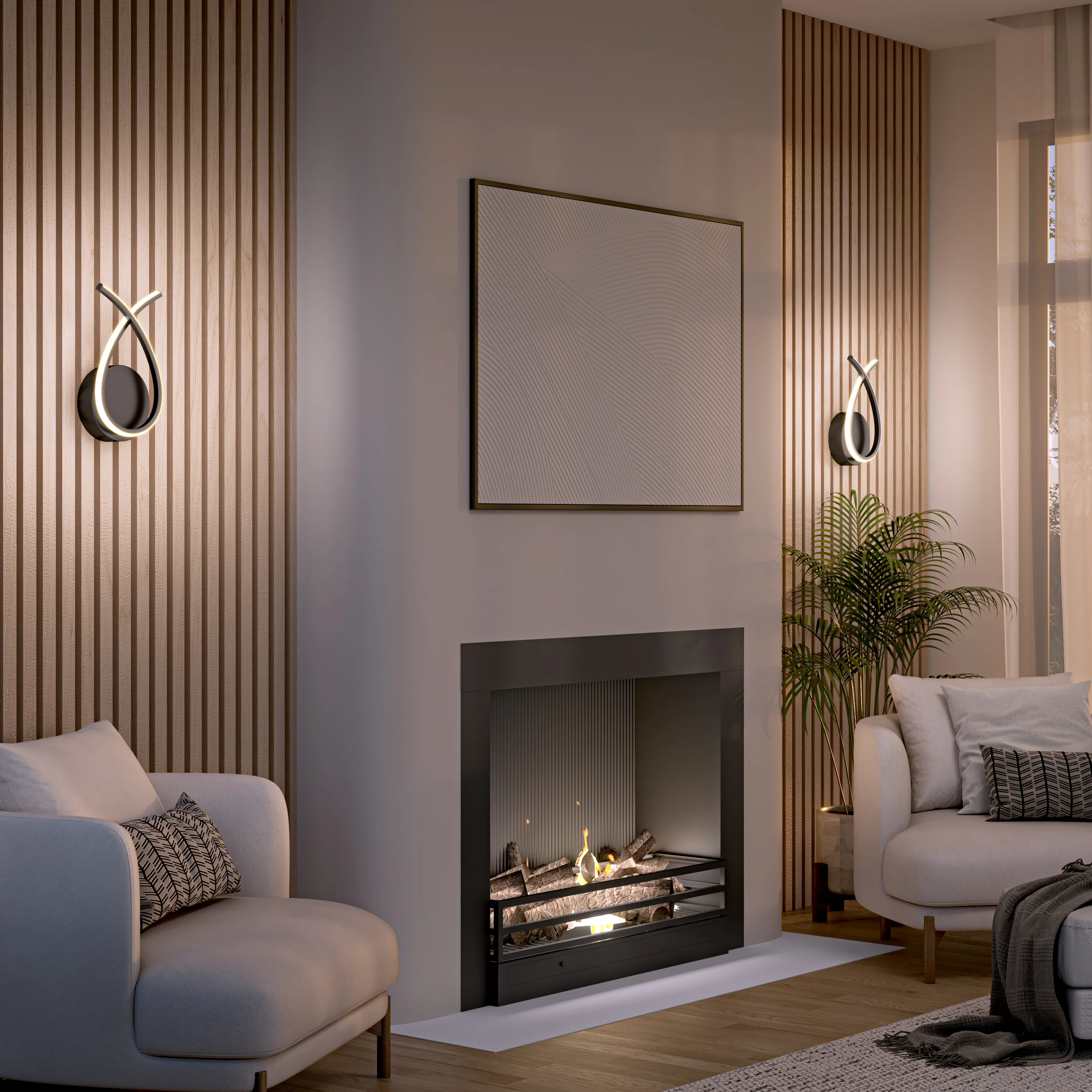 Gamma modern LED wall sconce 5 CCT - Image 11