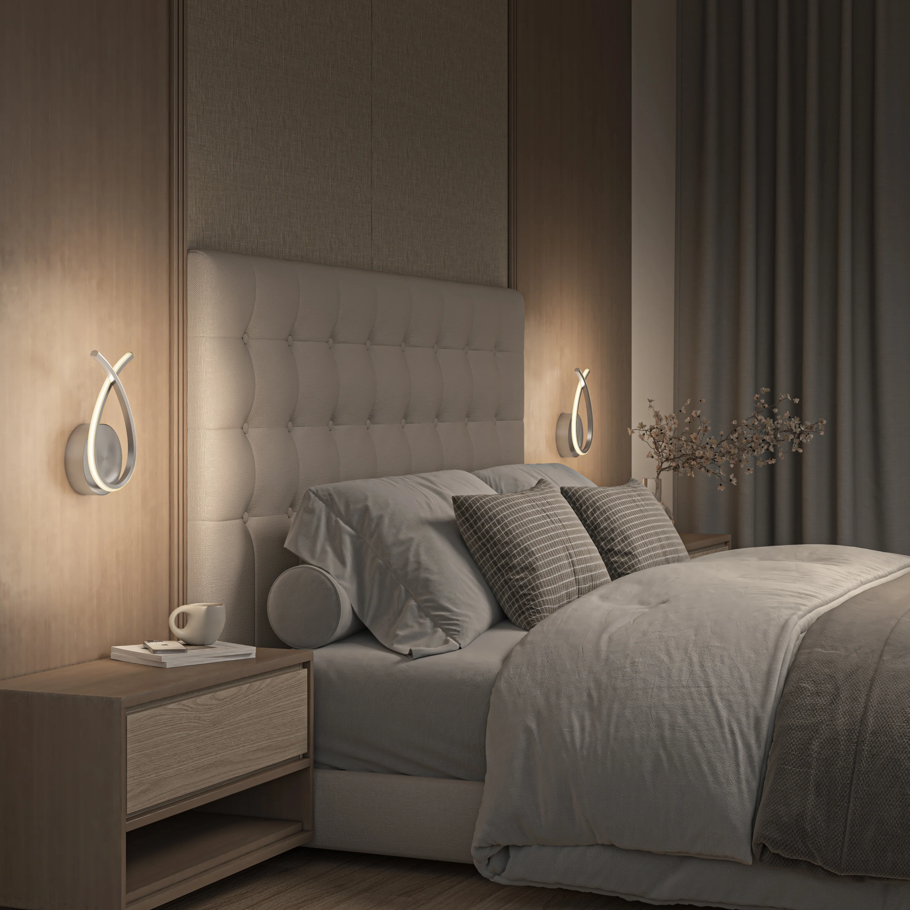 Gamma modern LED wall sconce 5 CCT - Image 18