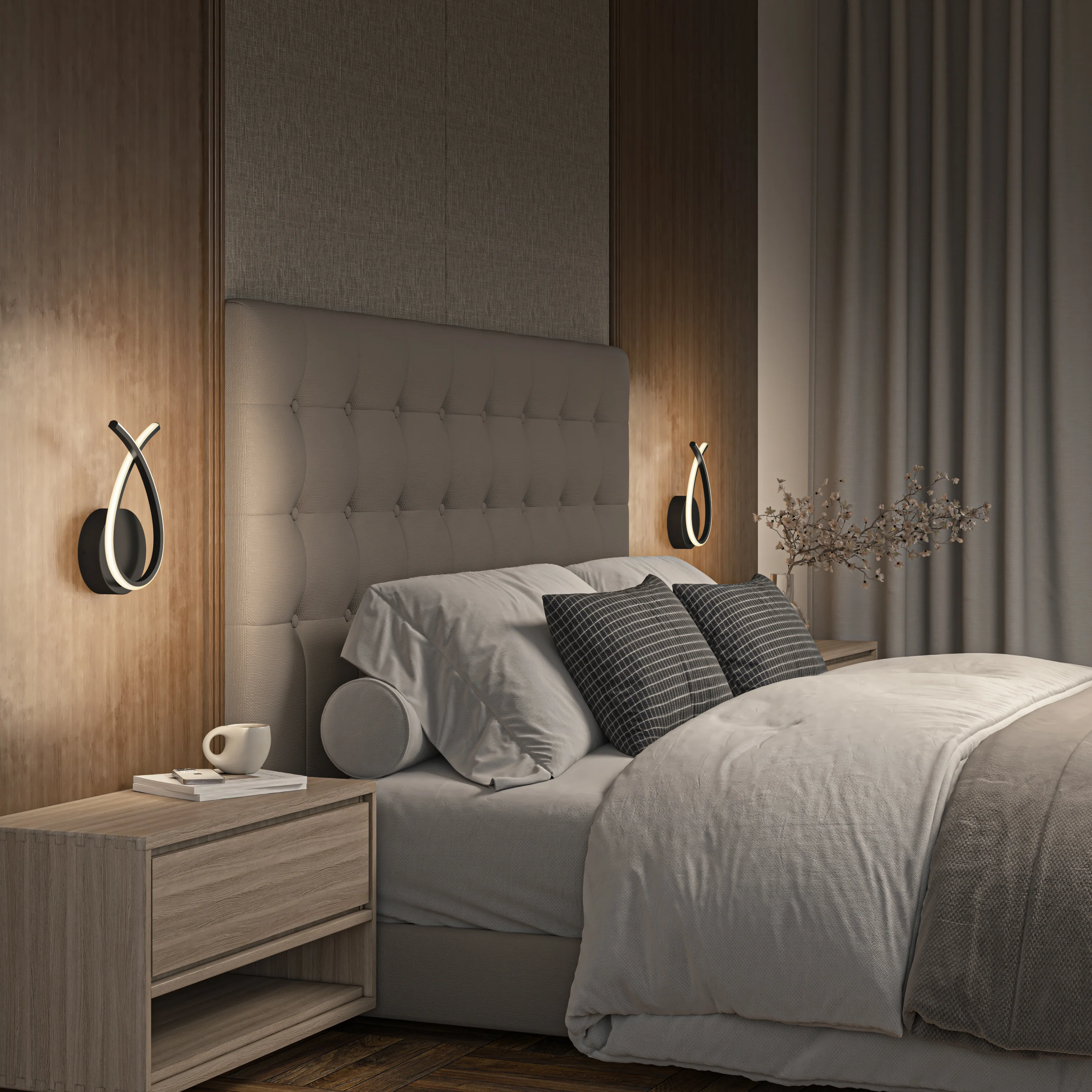 Gamma modern LED wall sconce 5 CCT - Image 2
