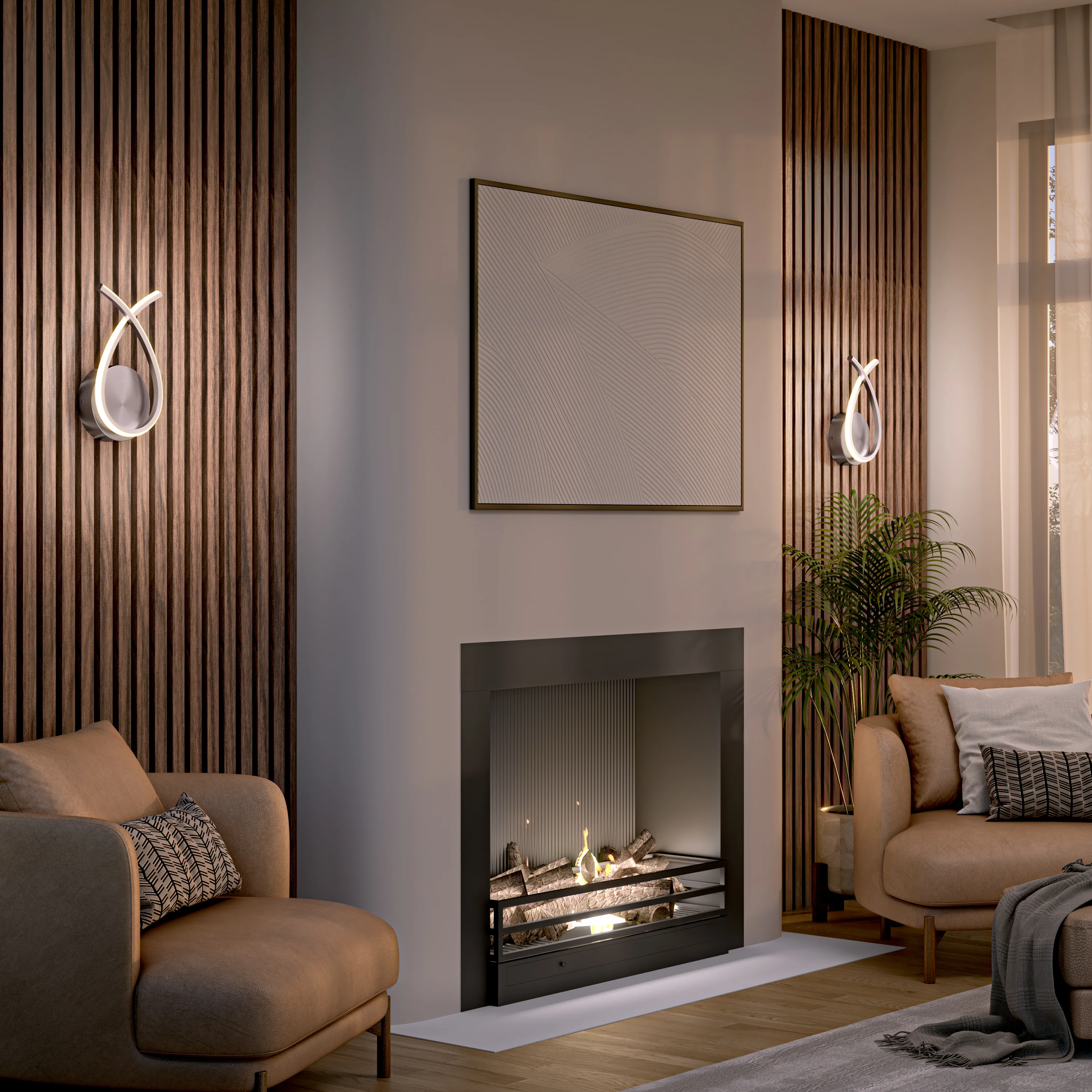 Gamma modern LED wall sconce 5 CCT - Image 28