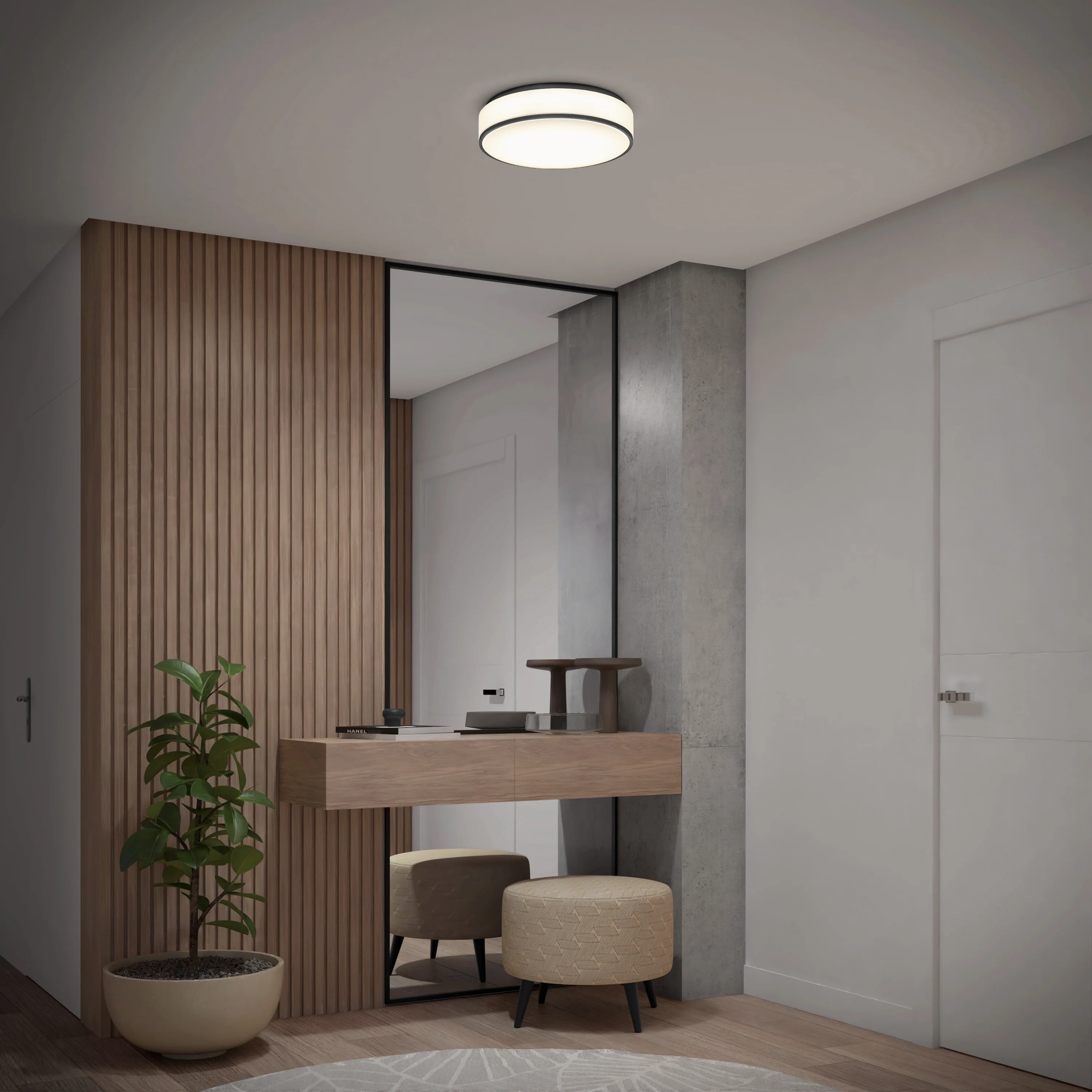 Giada 15 in. LED modern flush mount light 5 CCT - Image 9