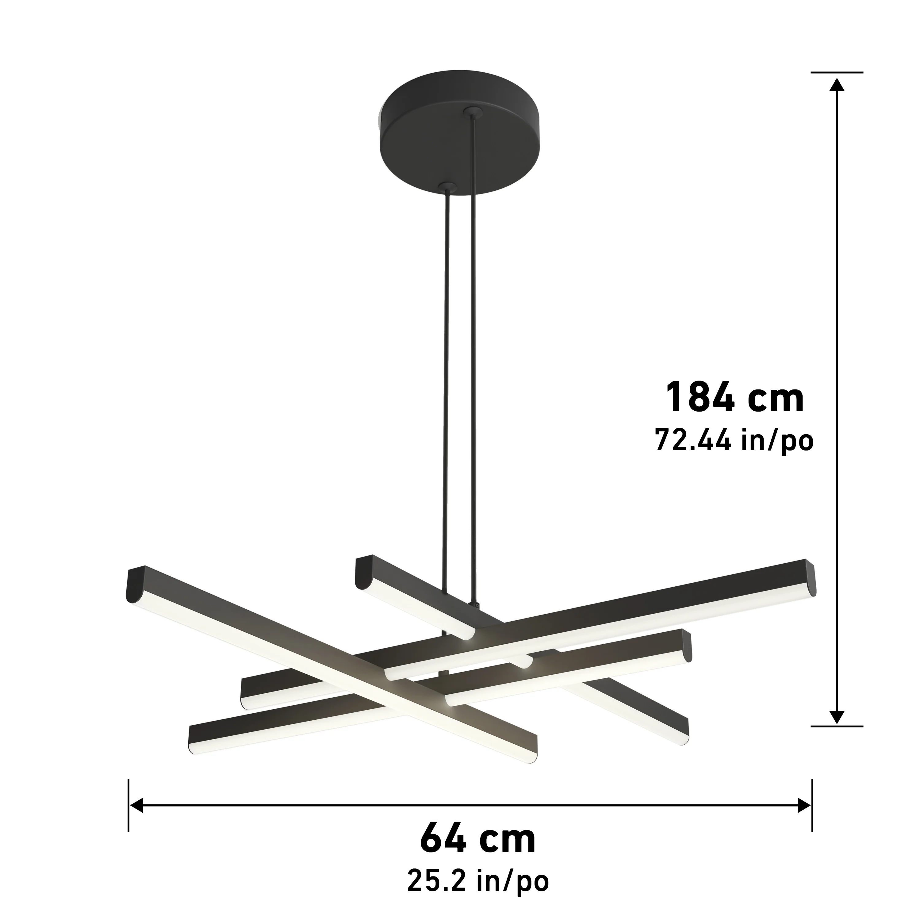 Grid LED pendant light - Image 9