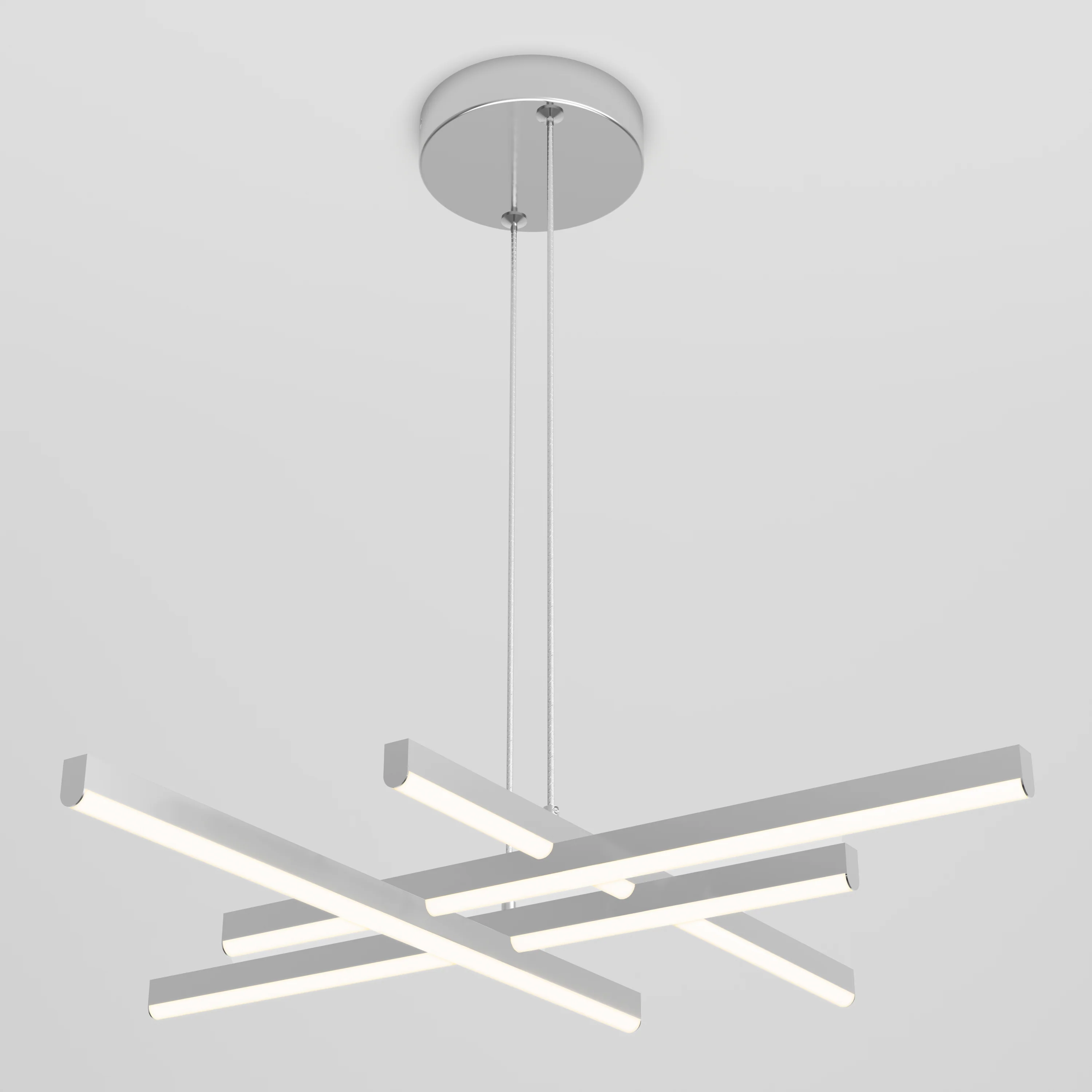 Grid modern LED pendant light 5 CCT
