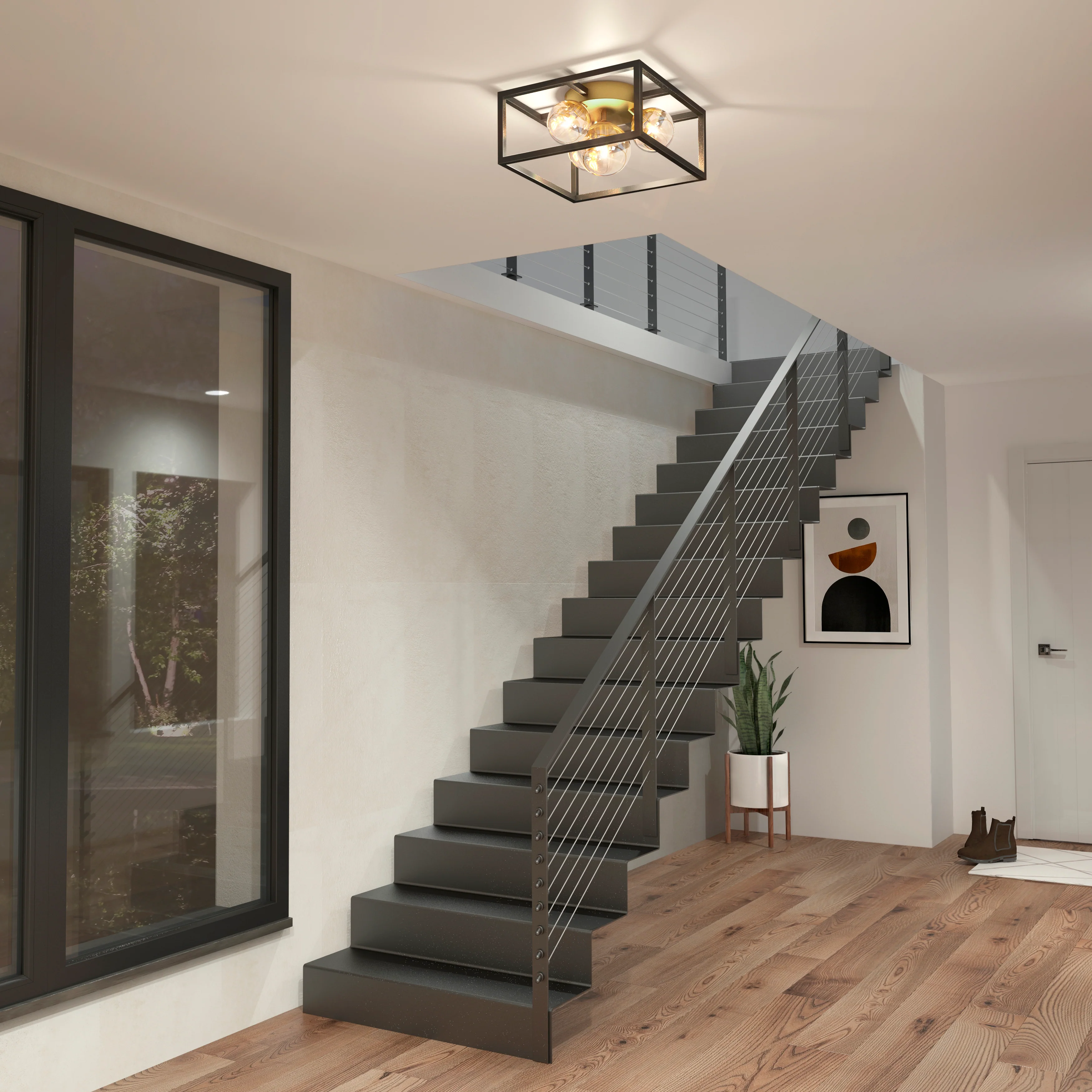 Griffintown LED flush mount light - Image 2