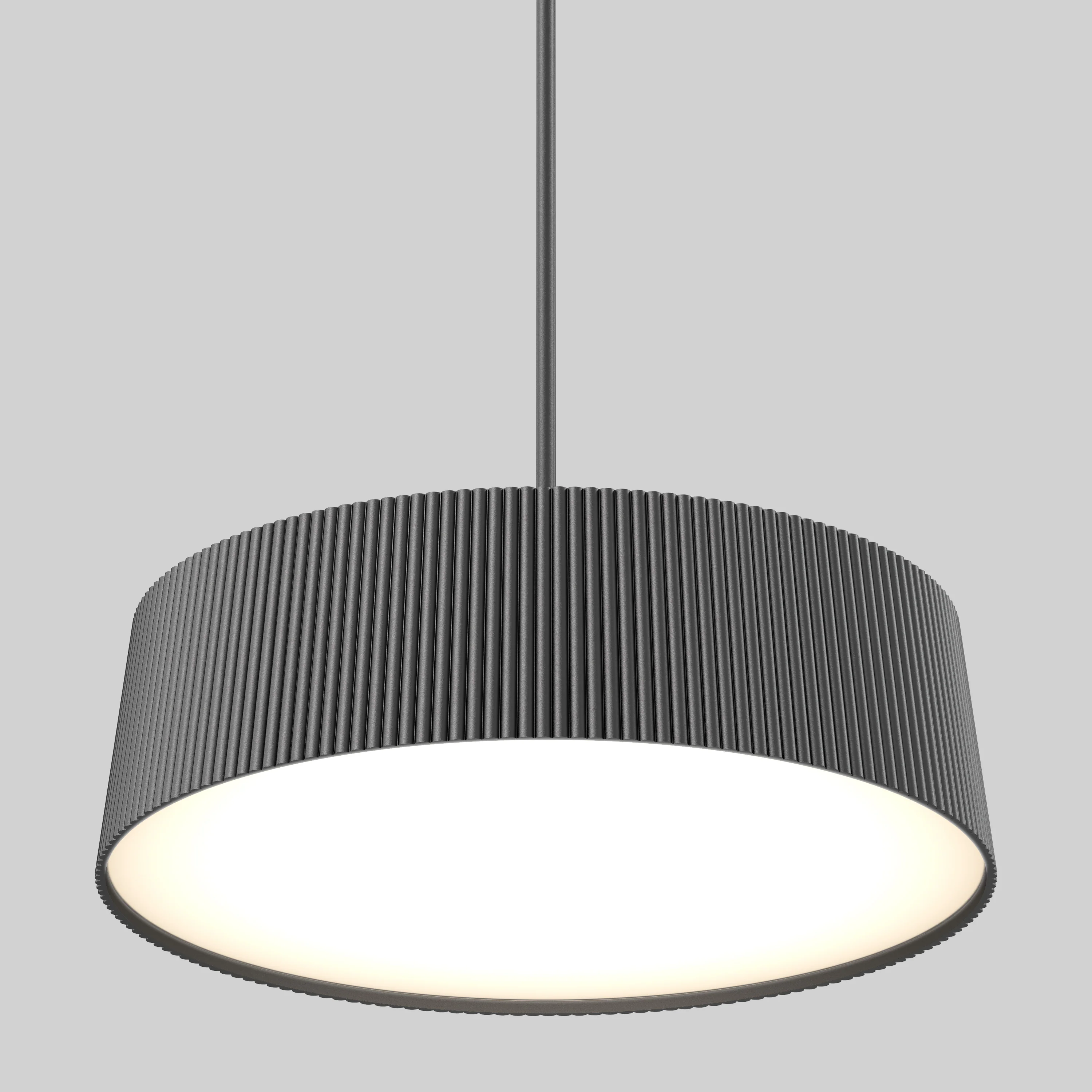 Groove Drum LED contemporary pendant light 3 CCT - Image 5