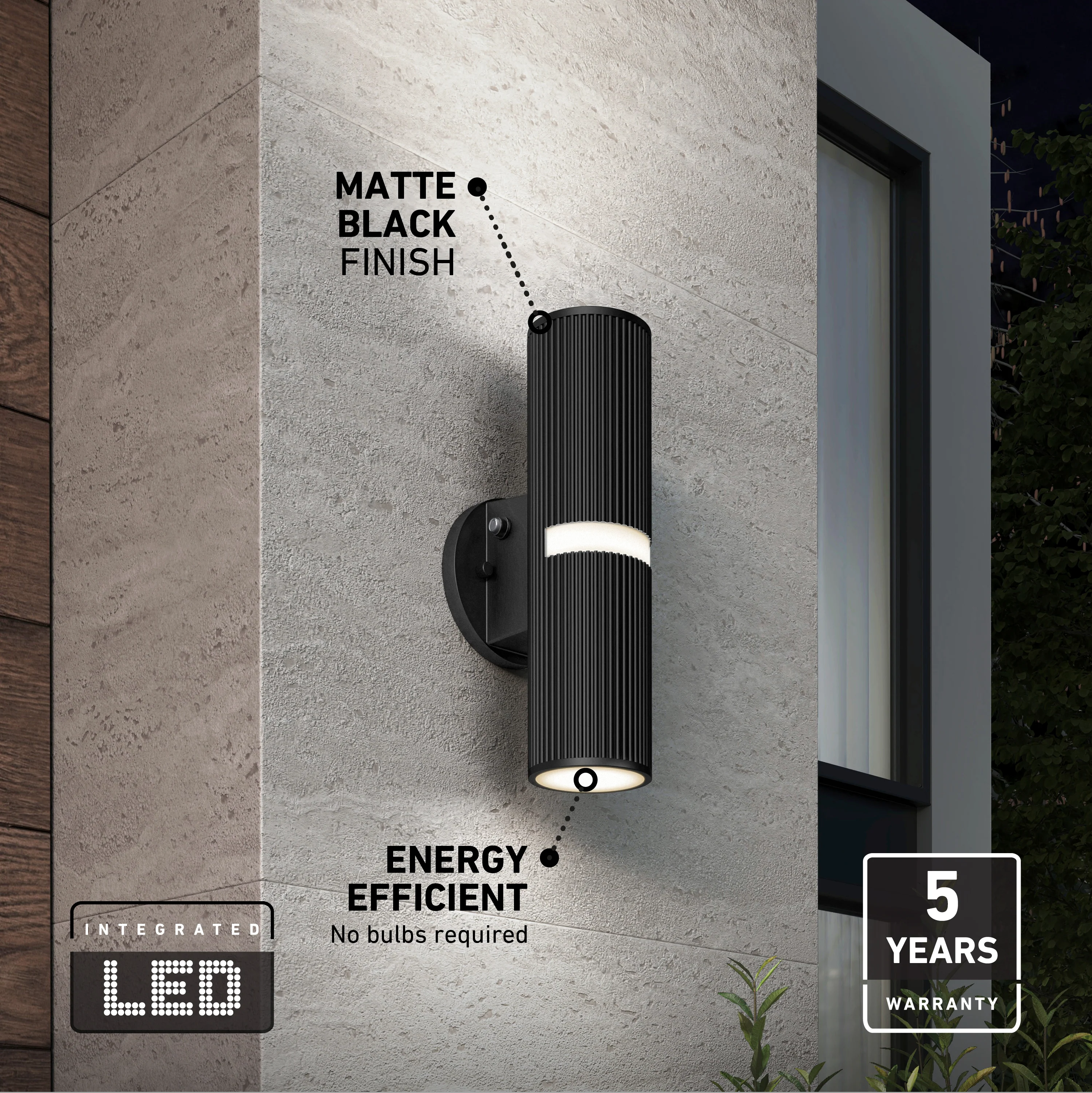 Groove LED indoor-outdoor wall light - Image 8