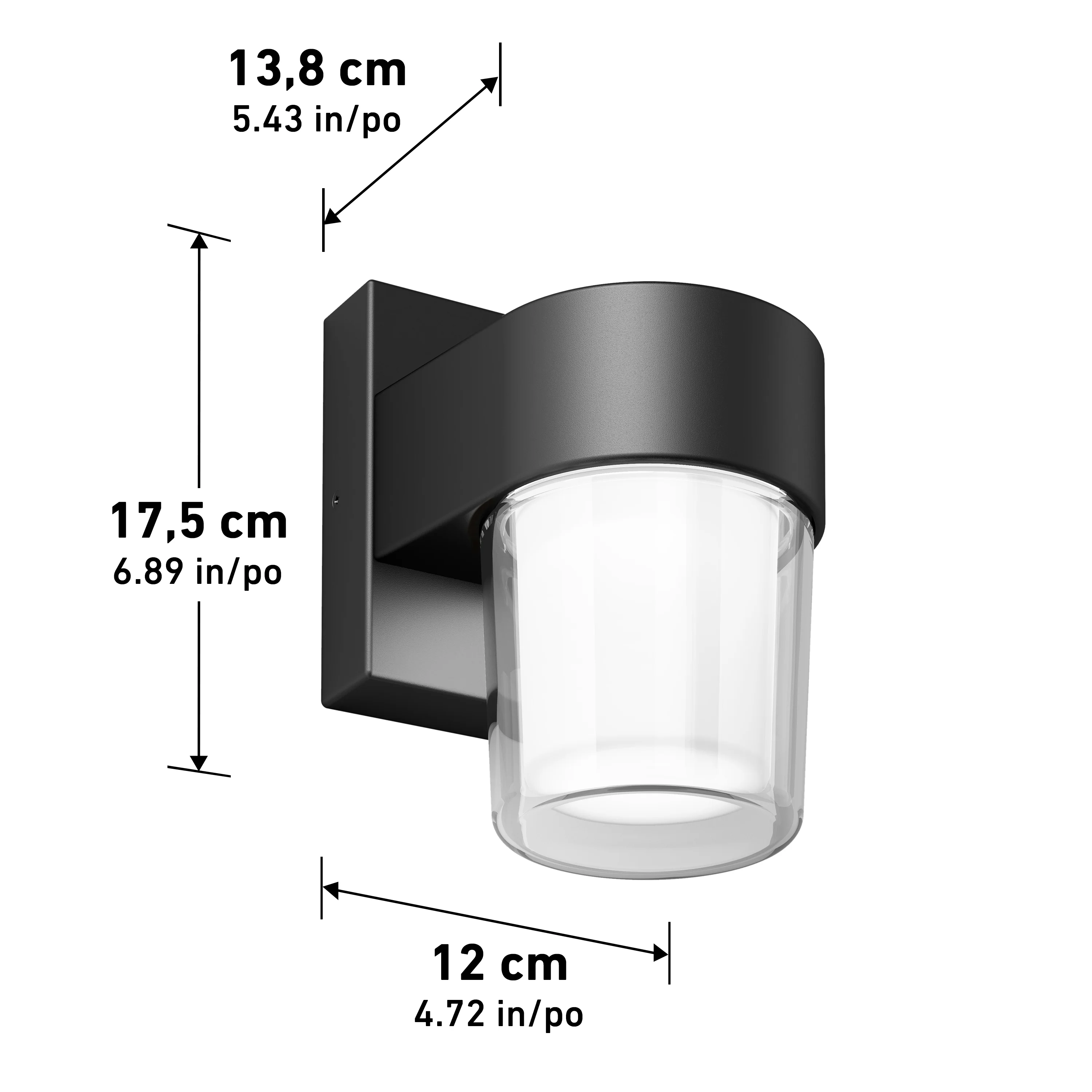 Halden indoor-outdoor LED wall light 5 CCT - Image 15
