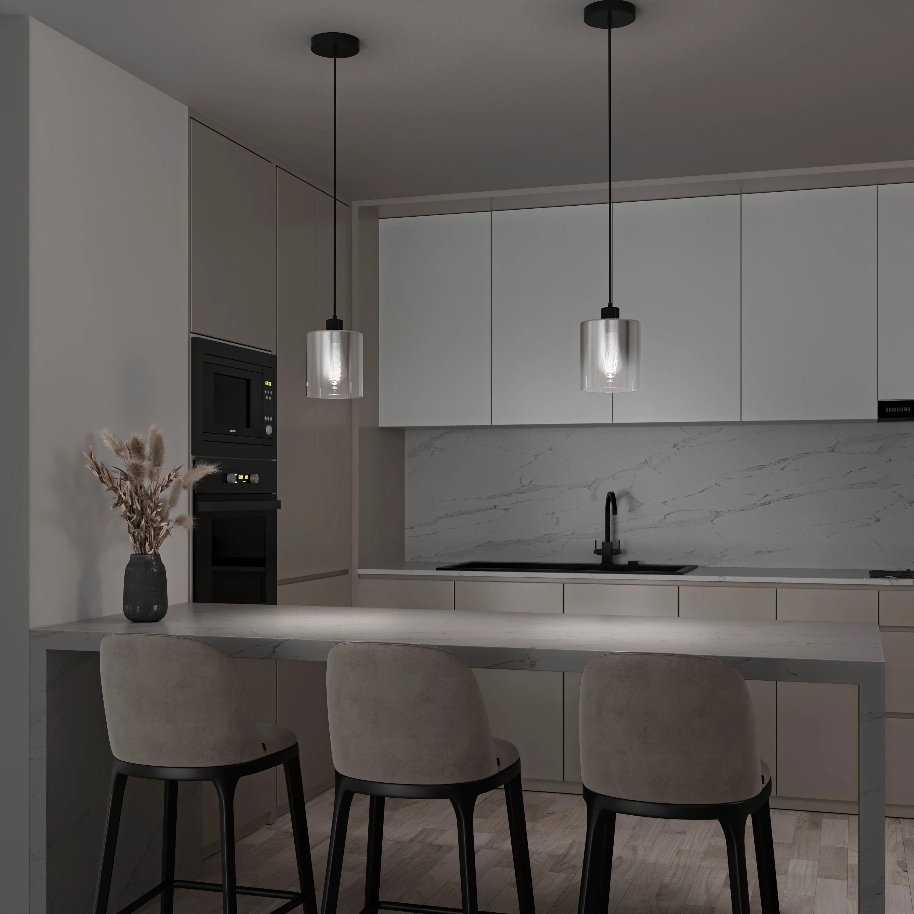 Haze pendant light  glass - Image 9