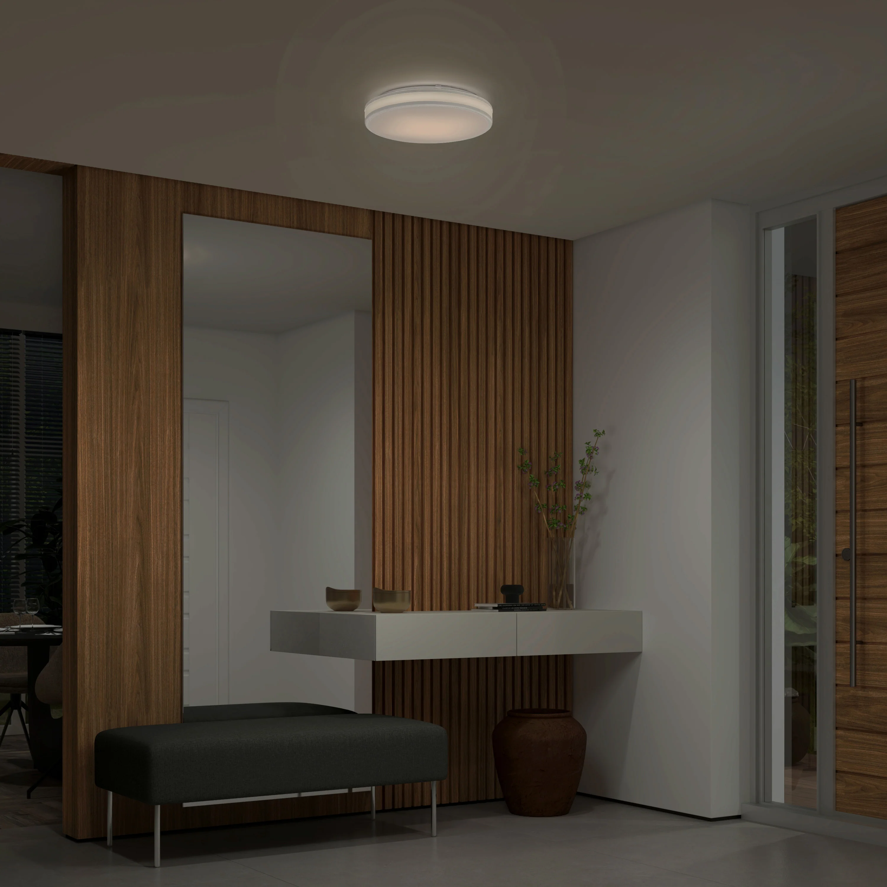 Hemisphere 15 in. LED flush mount light 5 CCT - Image 33