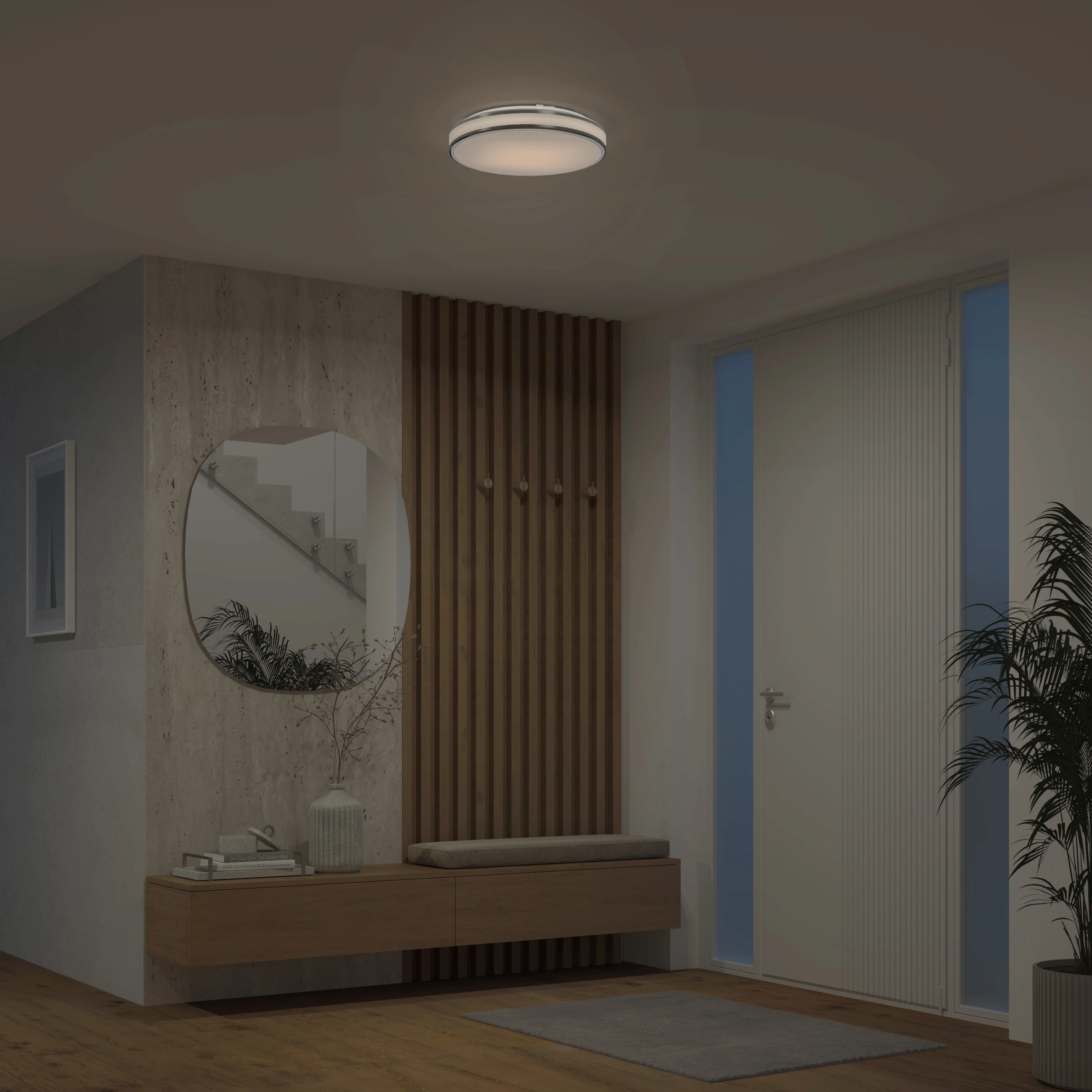 Hemisphere 15 in. LED flush mount light 5 CCT - Image 53