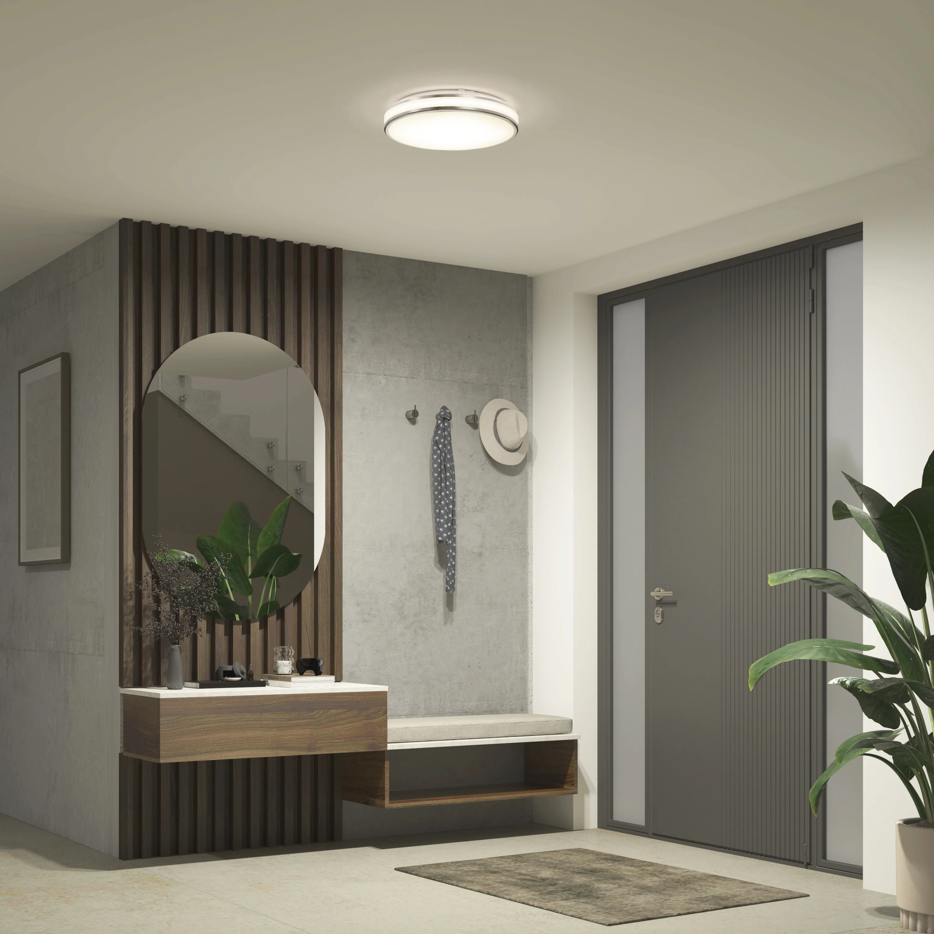 Hemisphere 15 in. LED flush mount light 5 CCT - Image 64