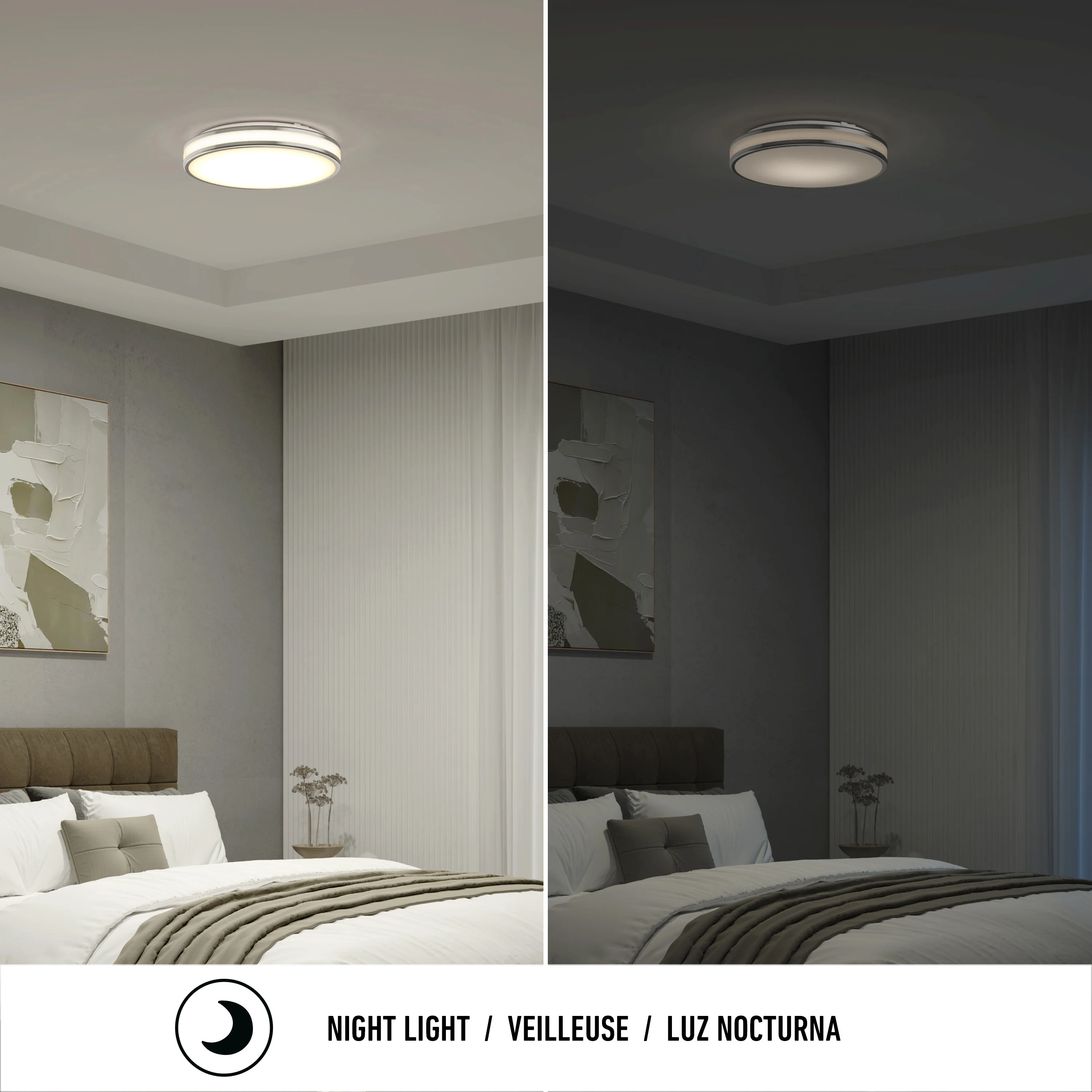 Hemisphere 15 in. LED flush mount light 5 CCT - Image 73